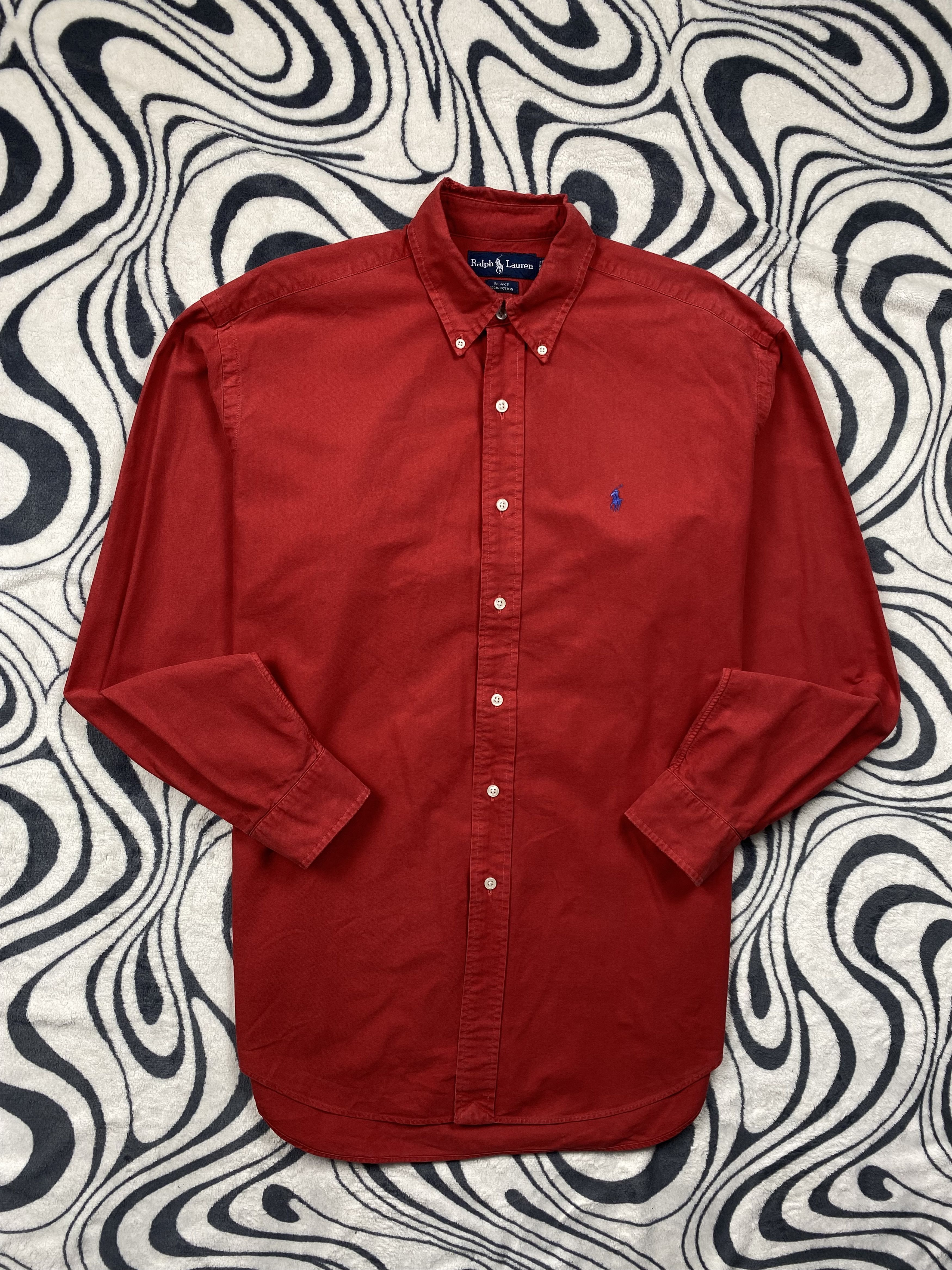 Polo Ralph Lauren Polo Ralph Lauren Mens Long Sleeve Red Shirt Size US M / EU 48-50 / 2 - 1 Thumbnail