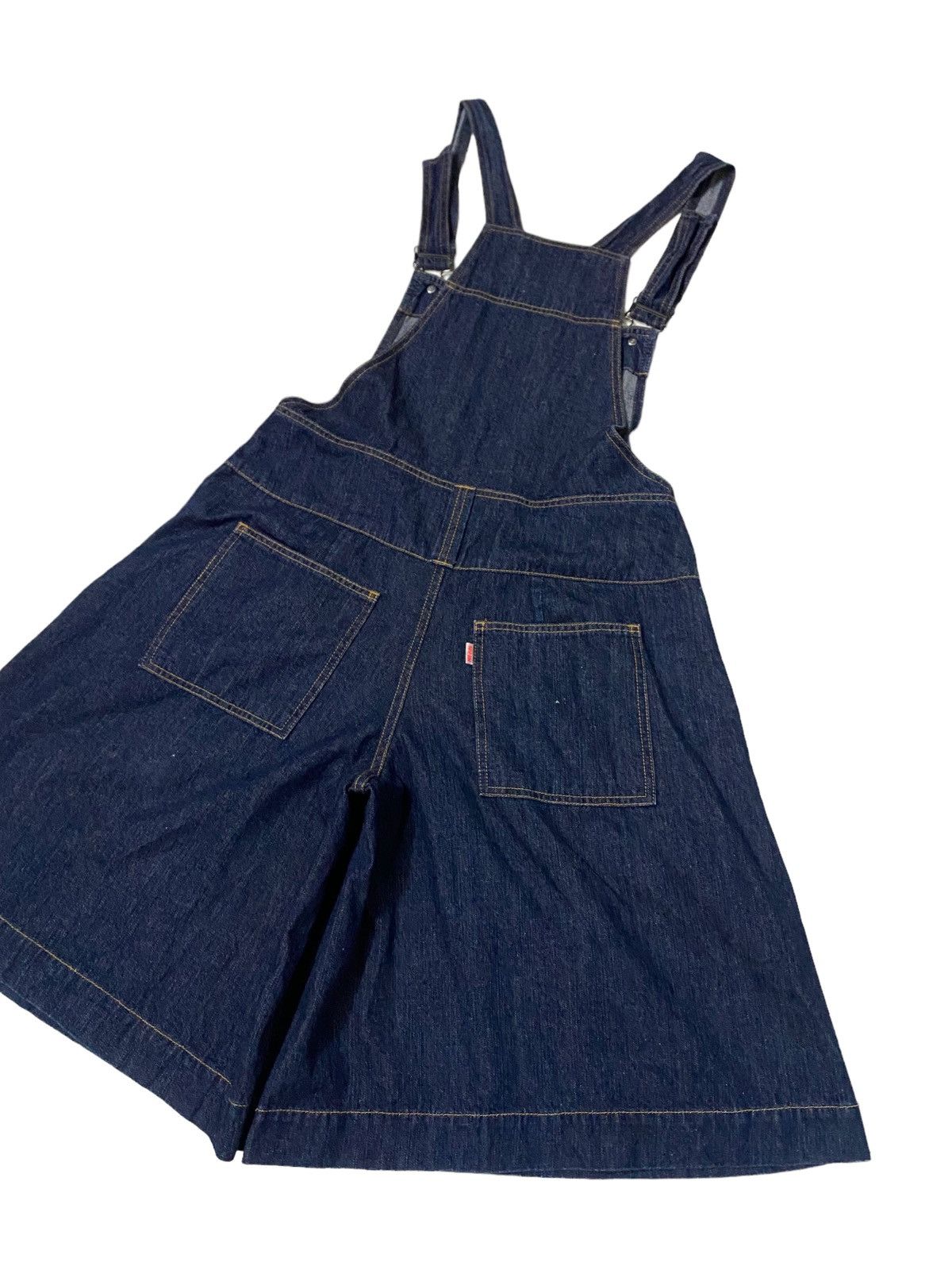 Issey Miyake 💥Issey Miyake Ne Net Jumpsuit Wide Denim Size 34" / US 12 / IT 48 - 4 Thumbnail