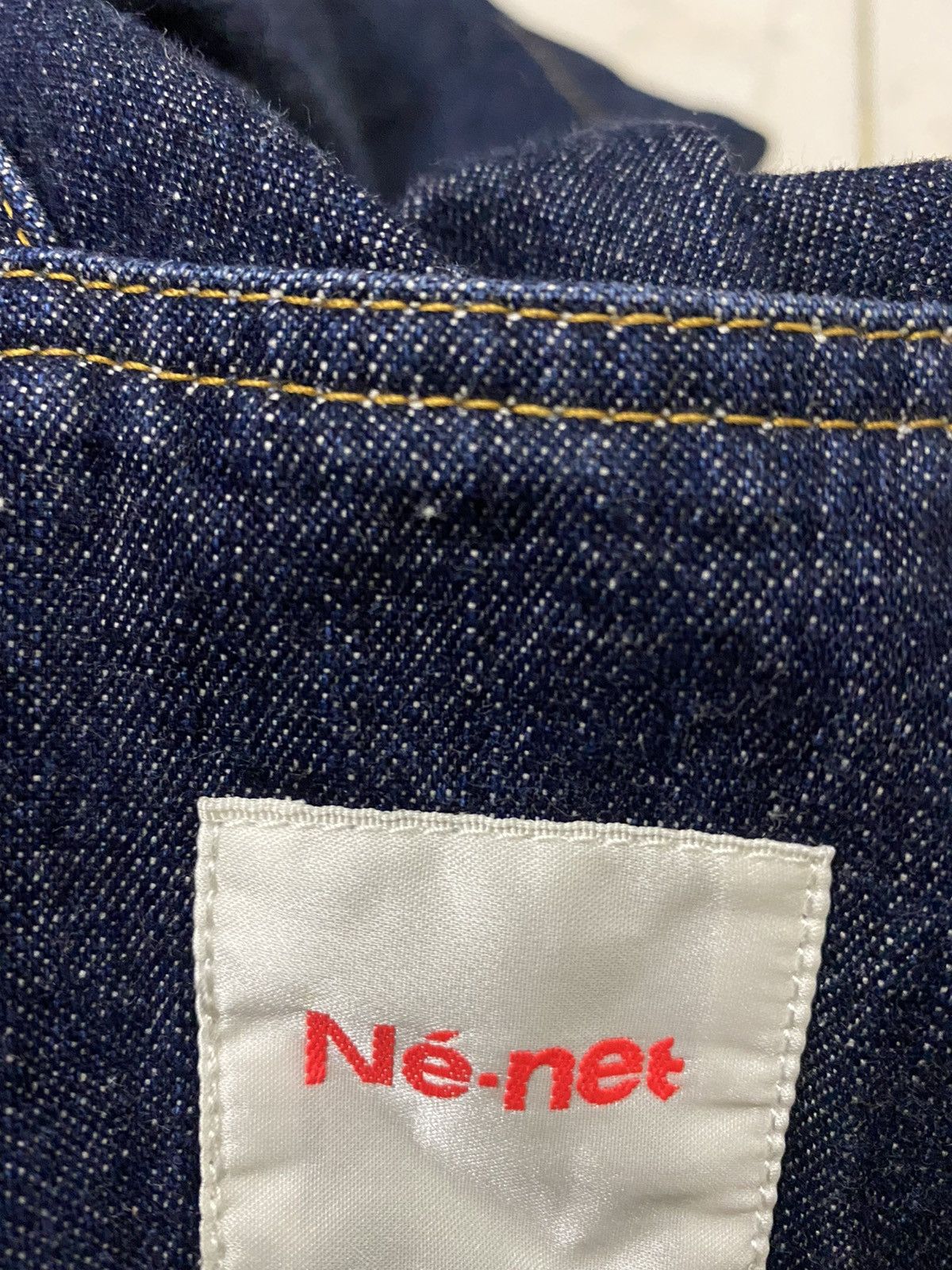 Issey Miyake 💥Issey Miyake Ne Net Jumpsuit Wide Denim Size 34" / US 12 / IT 48 - 10 Thumbnail