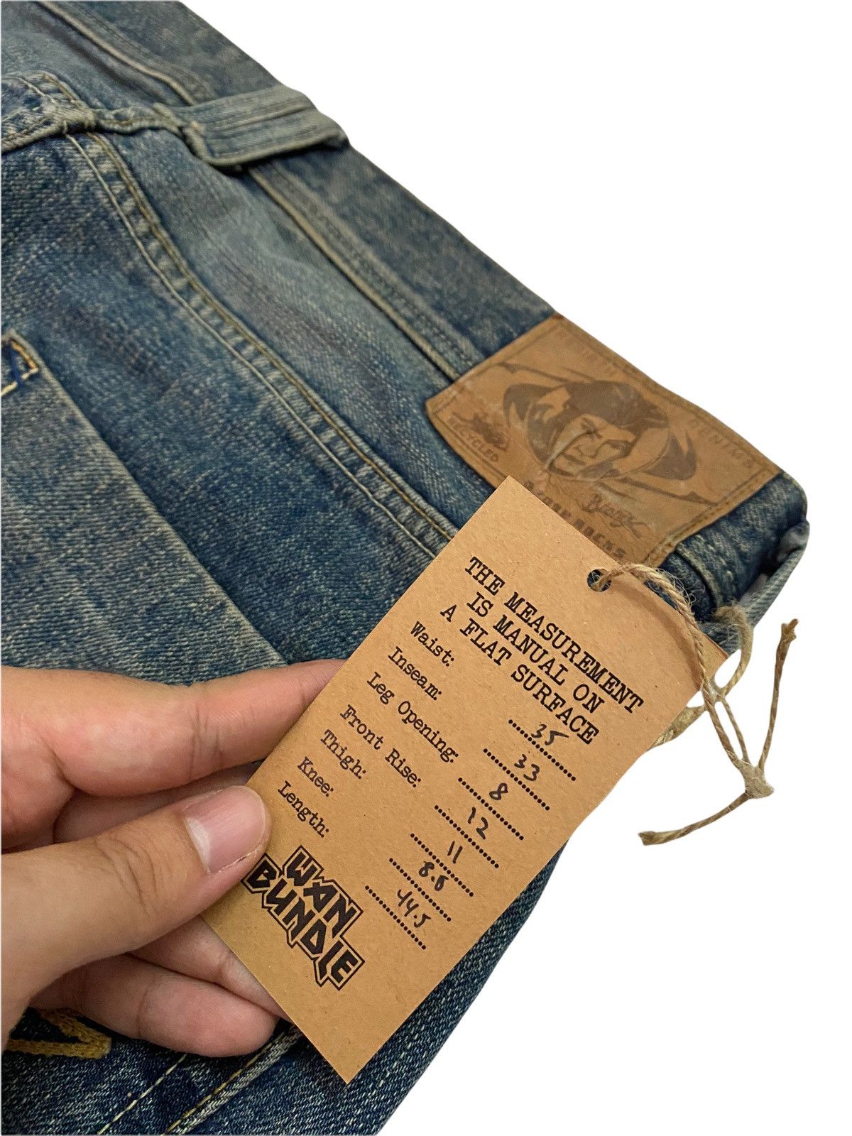 Japanese Brand Japanese Streetwear Ozone Rocks Jeans Size US 35 - 14 Thumbnail