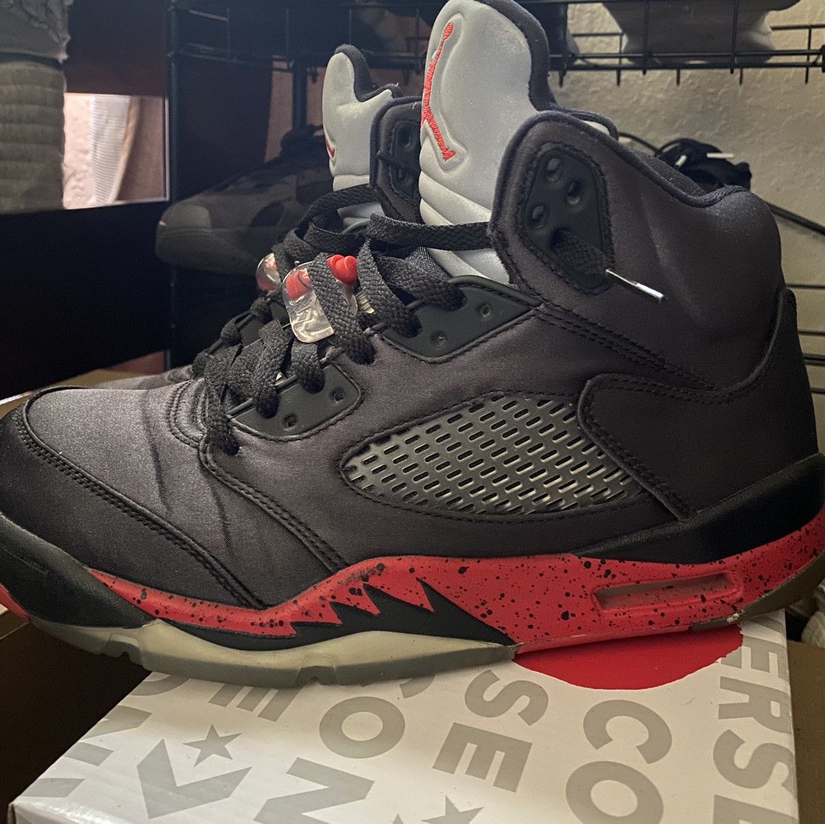 Jordan Retro 5 Satin Bred