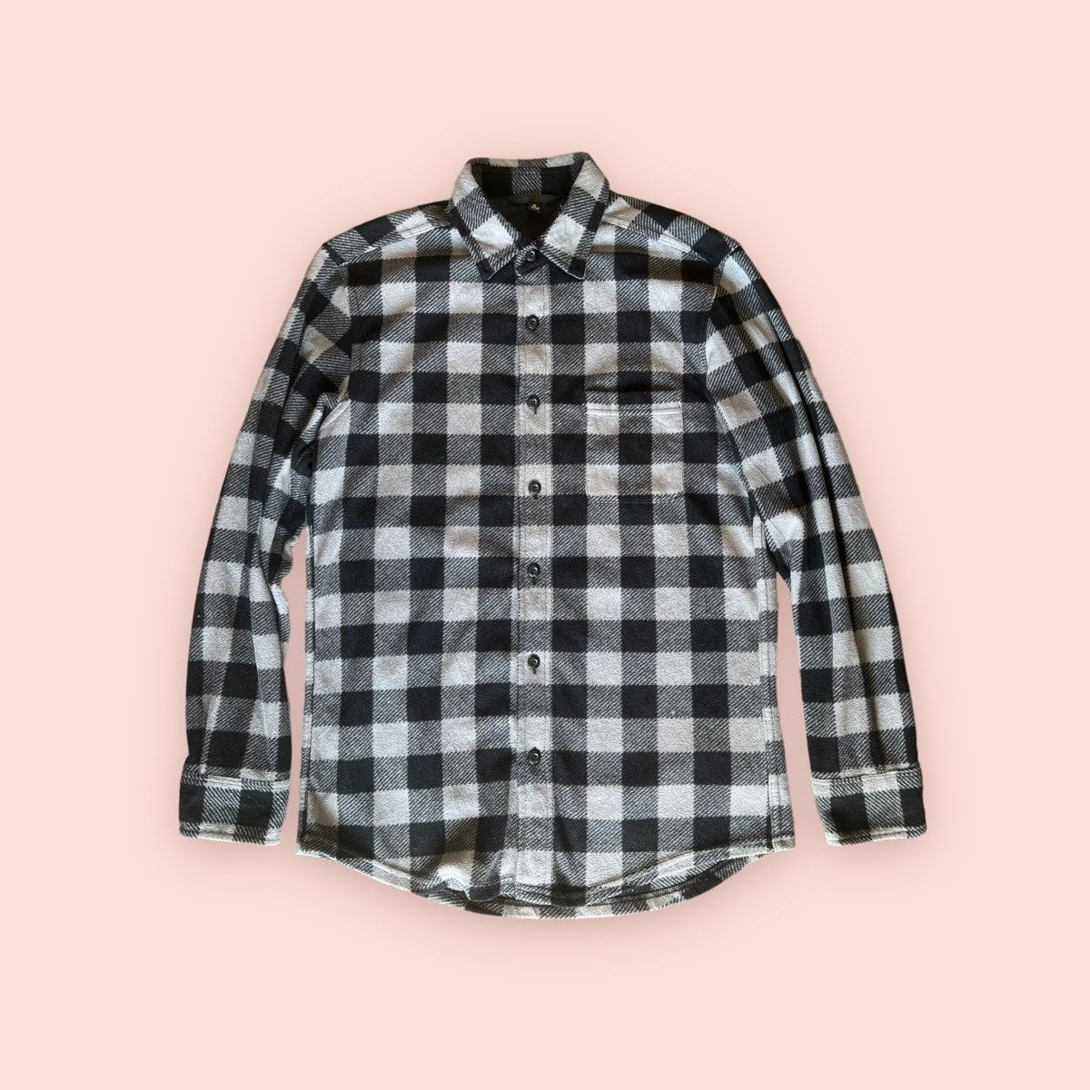 Flannel × Jun Takahashi × Uniqlo UNIQLO SHADOW PLAID MICRO FLEECE FLANNEL Size US S / EU 44-46 / 1 - 1 Thumbnail