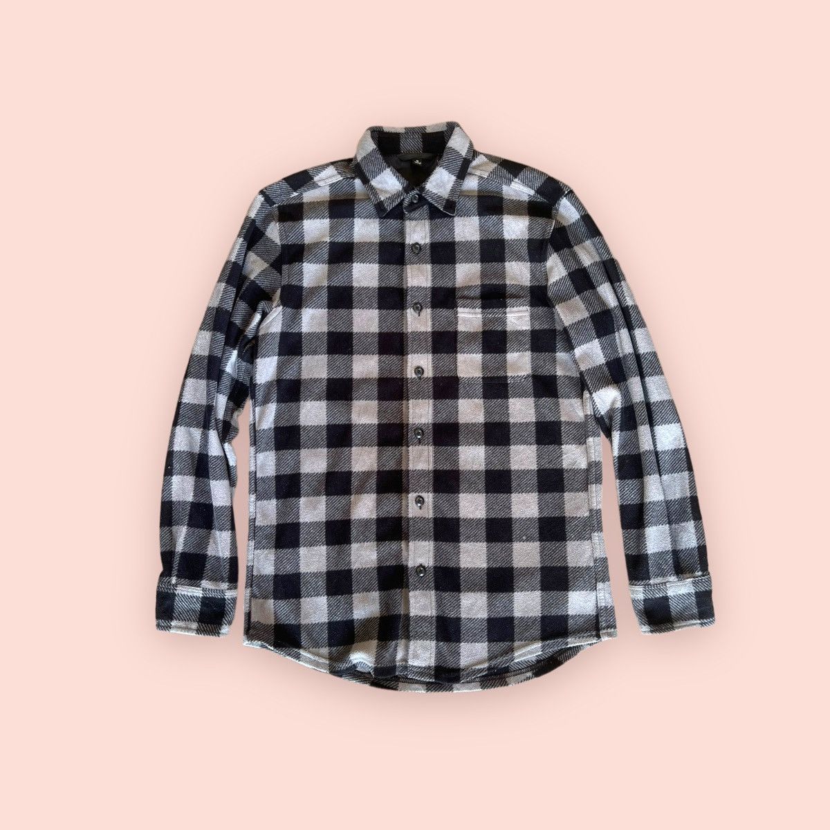 Flannel × Jun Takahashi × Uniqlo UNIQLO SHADOW PLAID MICRO FLEECE FLANNEL Size US S / EU 44-46 / 1 - 4 Thumbnail
