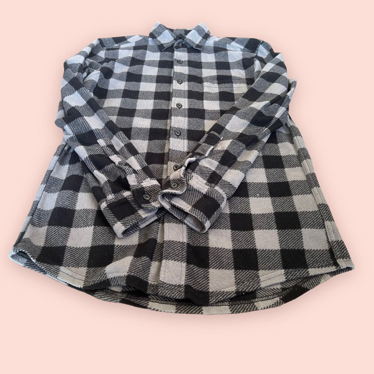 Flannel × Jun Takahashi × Uniqlo UNIQLO SHADOW PLAID MICRO FLEECE FLANNEL Size US S / EU 44-46 / 1 - 5 Thumbnail