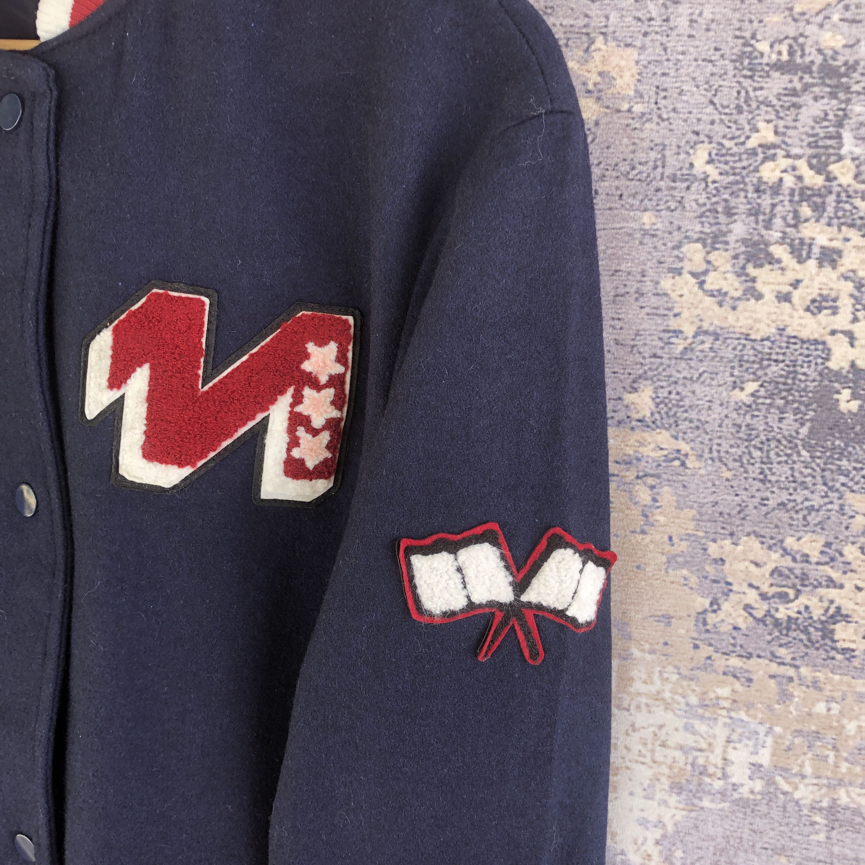Japanese Brand × Vintage Vintage Japanese Varsity Jacket Letterman Wool Jacket Size S / US 4 / IT 40 - 6 Thumbnail