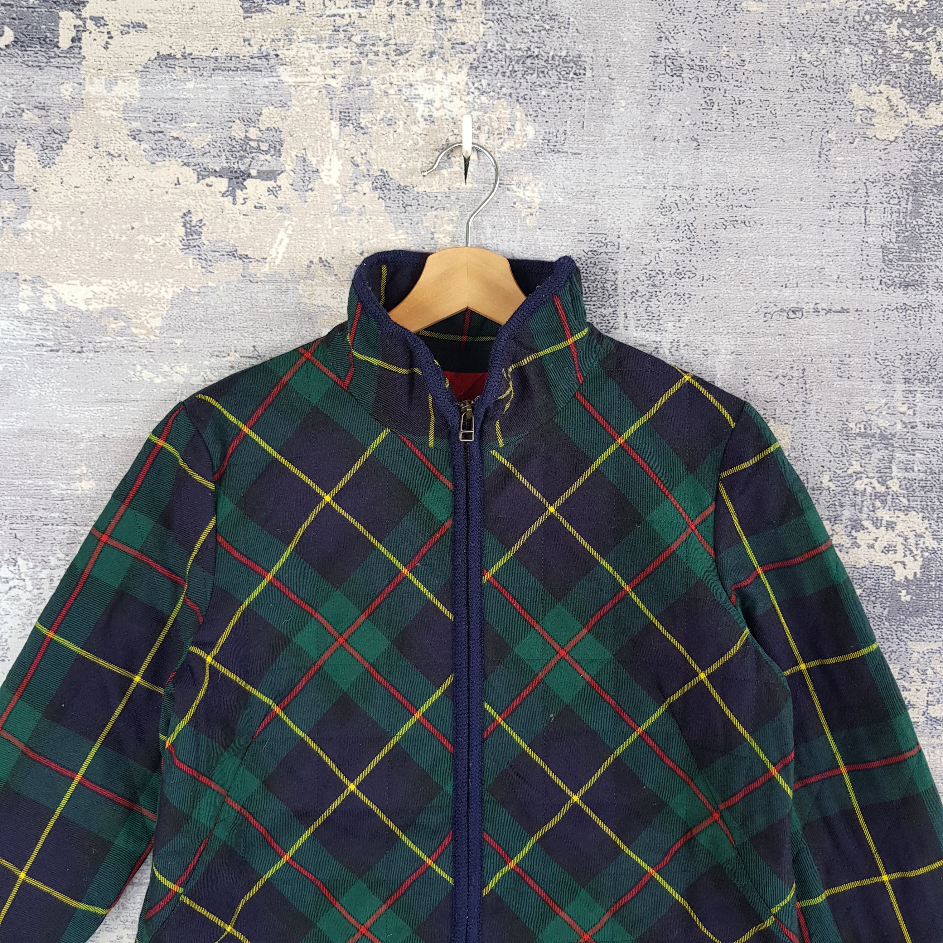 Japanese Brand × Vintage Vintage Japanese Yorkland Jacket Checkered Quilt Jacket Size US M / EU 48-50 / 2 - 2 Thumbnail