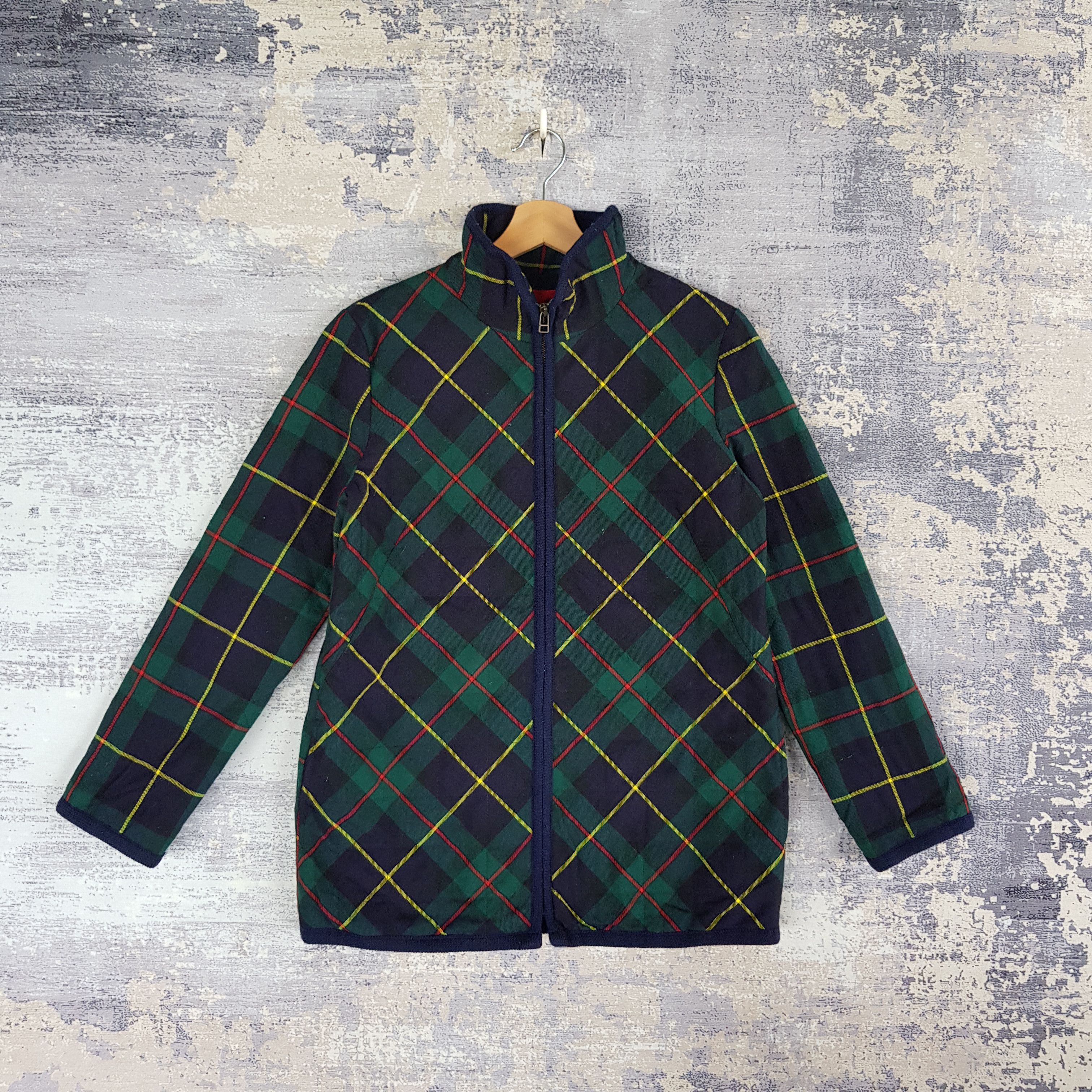 Japanese Brand × Vintage Vintage Japanese Yorkland Jacket Checkered Quilt Jacket Size US M / EU 48-50 / 2 - 1 Thumbnail