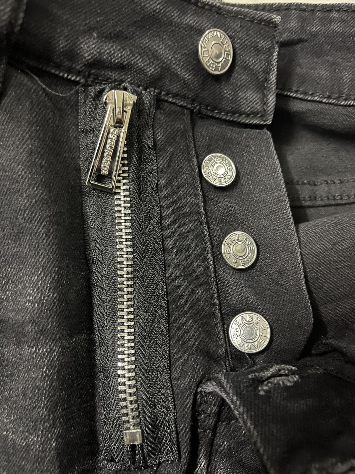 Dsquared2 × Le Grande Bleu (L.G.B.) Dsquared2 Distressed Patches Black Denim Size US 30 / EU 46 - 9 Thumbnail