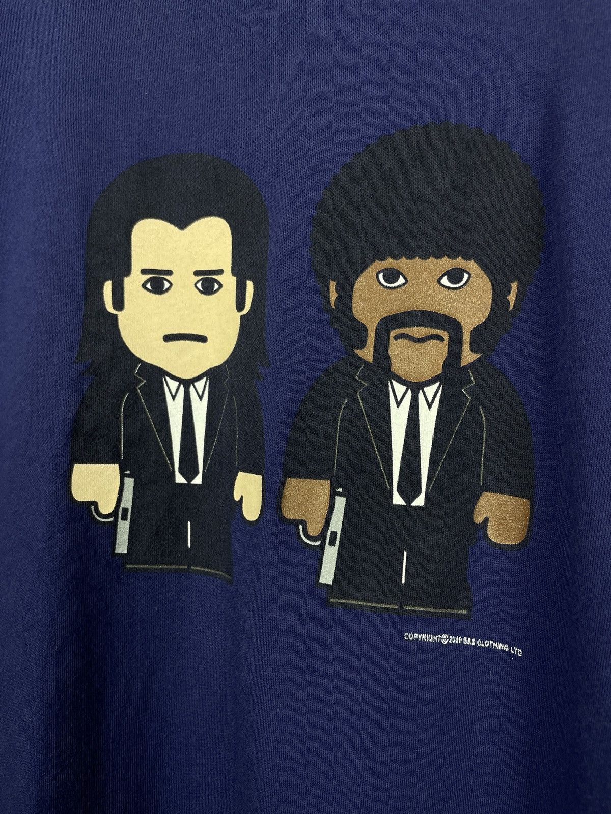 Universal Studios × Vintage Vintage 00s Pulp Fiction Movie Lego Parody T-Shirt Size US M / EU 48-50 / 2 - 4 Thumbnail