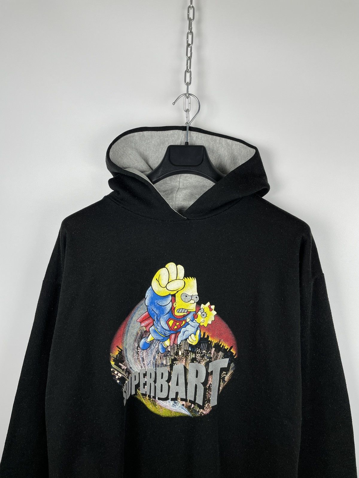 Cartoon Network × Vintage Vintage 90s Simpsons ‘Superbart’ Hoodie Size US XL / EU 56 / 4 - 1 Thumbnail