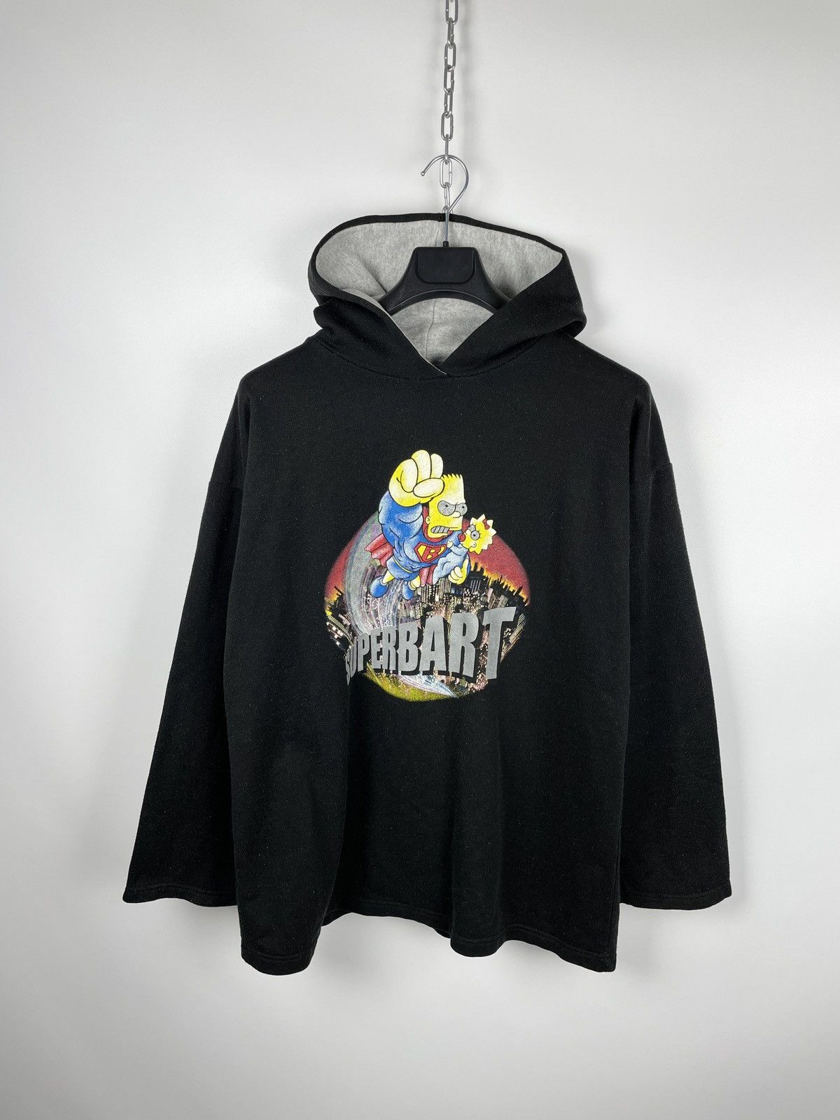 Cartoon Network × Vintage Vintage 90s Simpsons ‘Superbart’ Hoodie Size US XL / EU 56 / 4 - 2 Thumbnail