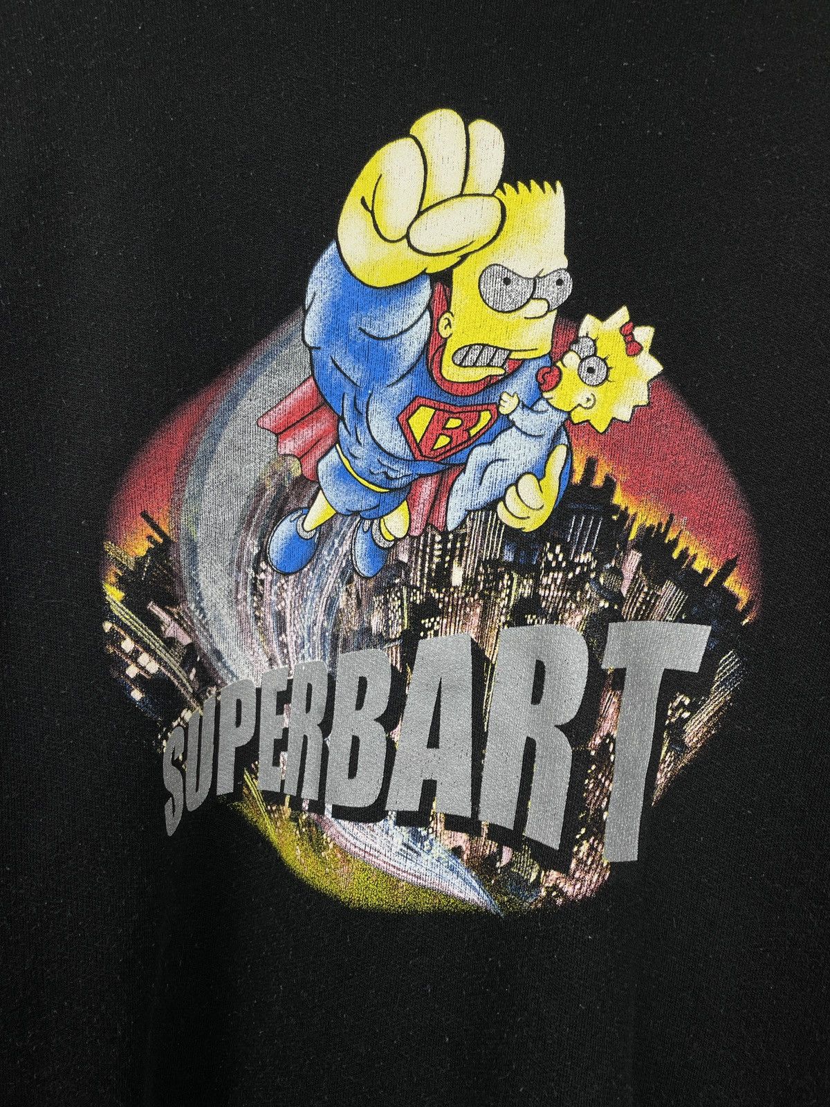 Cartoon Network × Vintage Vintage 90s Simpsons ‘Superbart’ Hoodie Size US XL / EU 56 / 4 - 3 Thumbnail