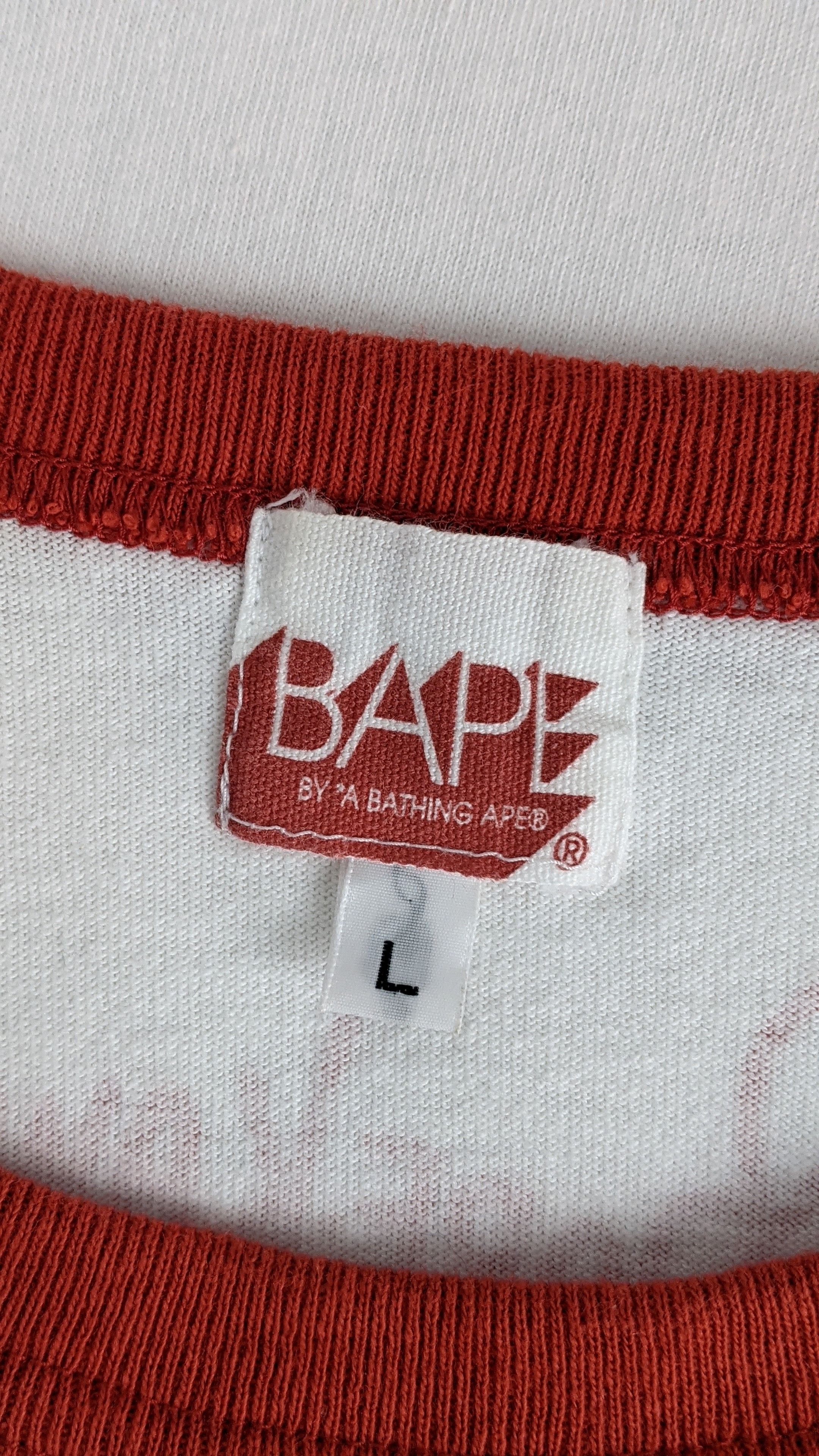 Bape × Kaws A Bathing Ape BAPE Kaws Ringer shirt Size US L / EU 52-54 / 3 - 5 Thumbnail