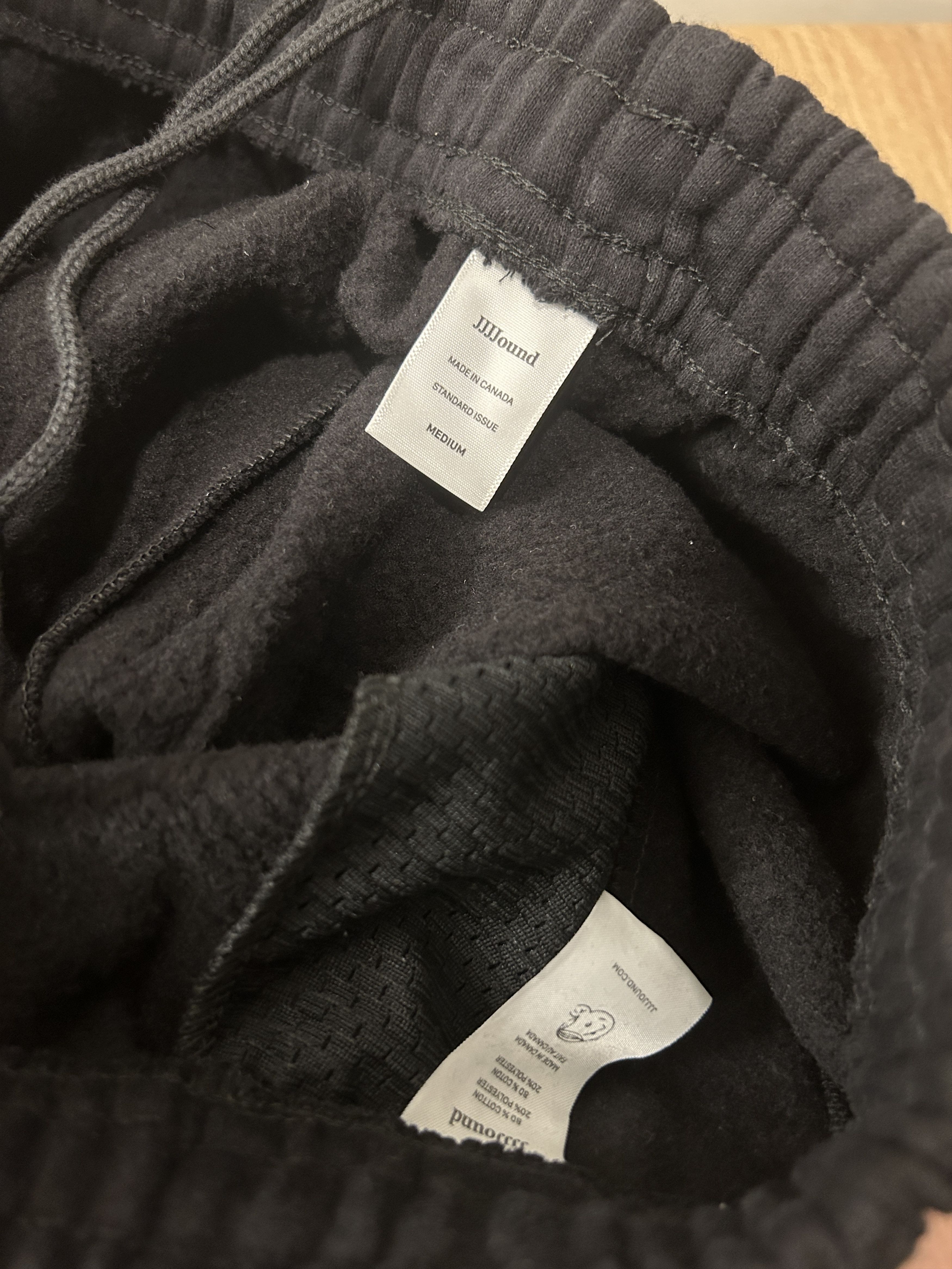JJJJound Jjjjound J/90 Black Sweatshorts Size US 32 / EU 48 - 6 Thumbnail