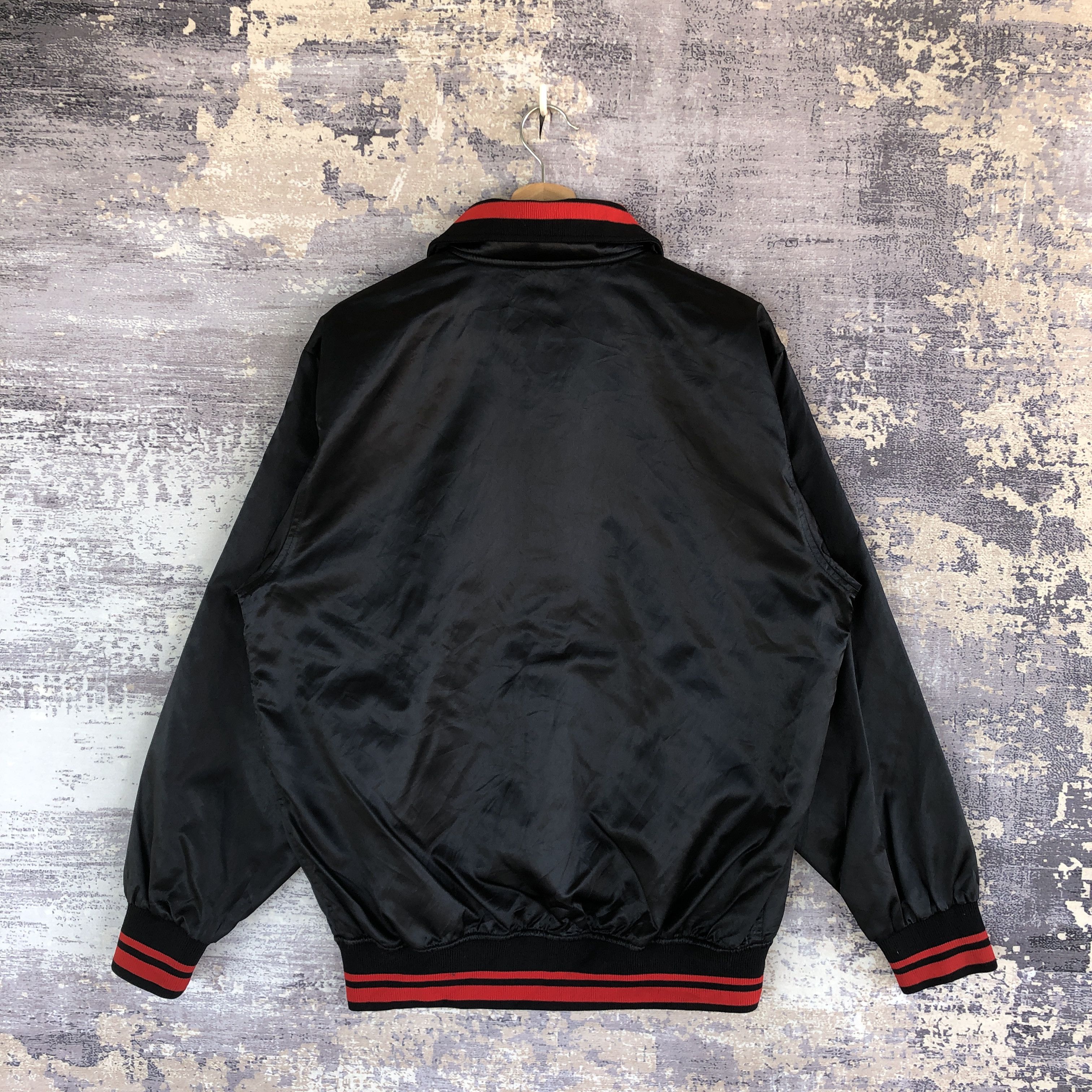 Japanese Brand × Vintage Vintage Zett Baseball Jacket Japanese Varsity Bomber Jacket Size US L / EU 52-54 / 3 - 2 Thumbnail