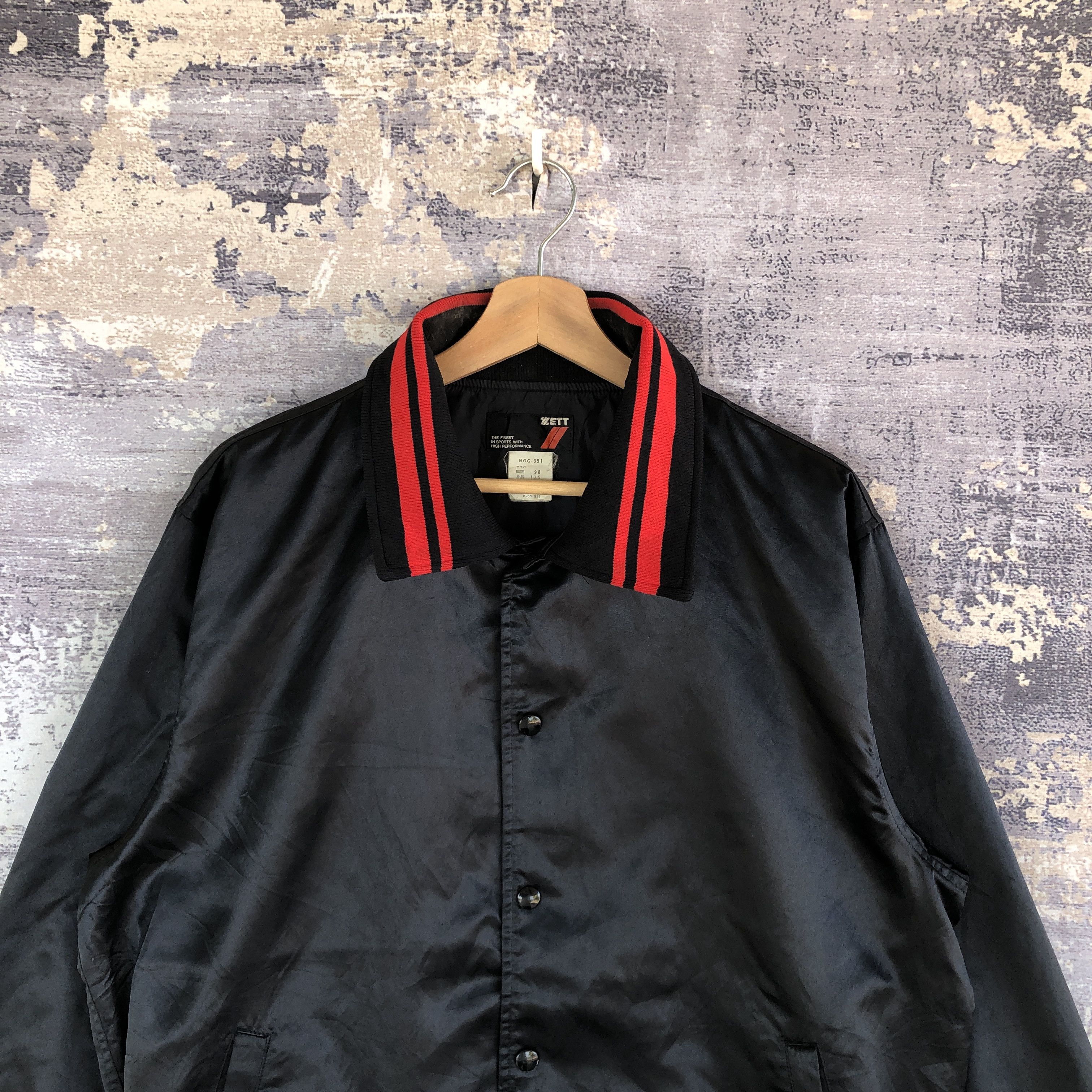 Japanese Brand × Vintage Vintage Zett Baseball Jacket Japanese Varsity Bomber Jacket Size US L / EU 52-54 / 3 - 3 Thumbnail