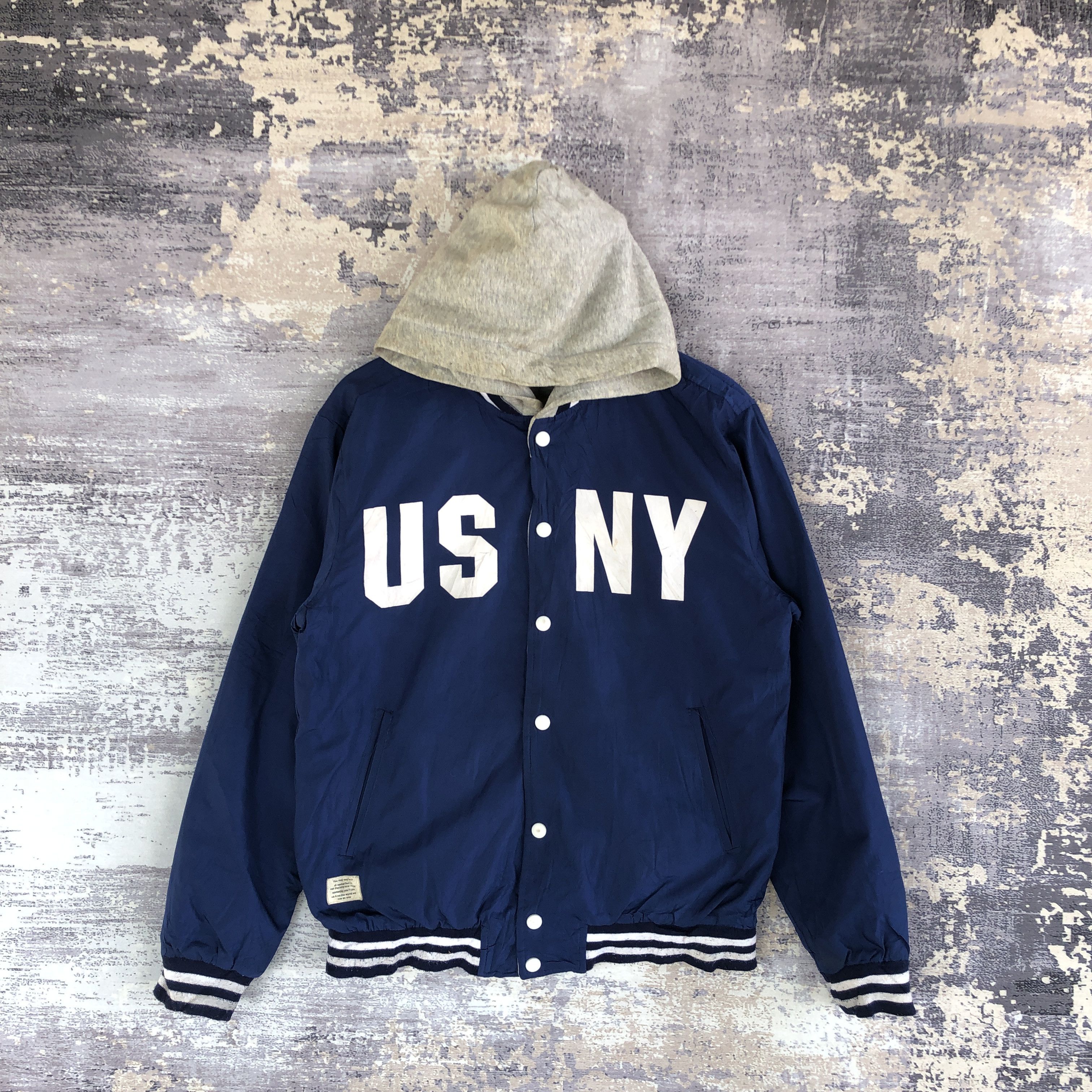 Georgia College Athletics Varsity Jacket USNY Wool Jacket