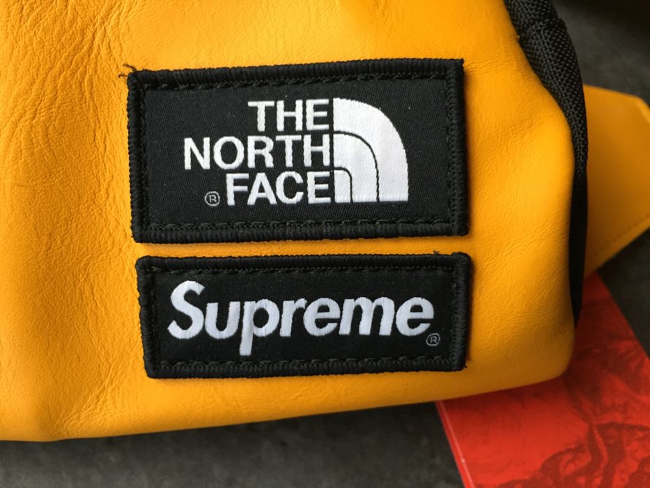 Supreme Supreme The North Face Leather Lumbar Pack Waist Bag