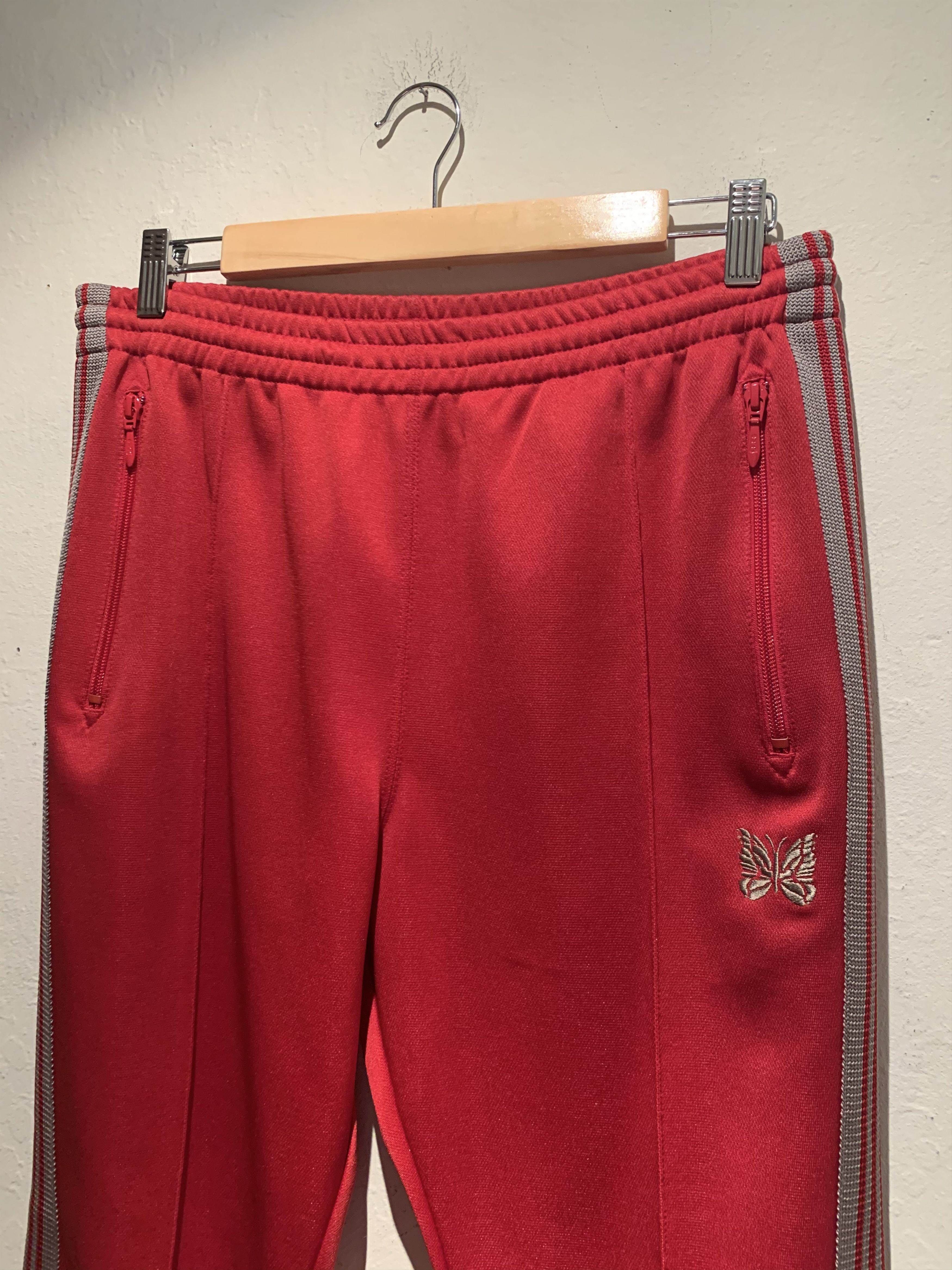 Designer × Japanese Brand × Needles *RARE* Needles Embroidered Knit stripe Track Pants - Medium Size US 32 / EU 48 - 2 Thumbnail