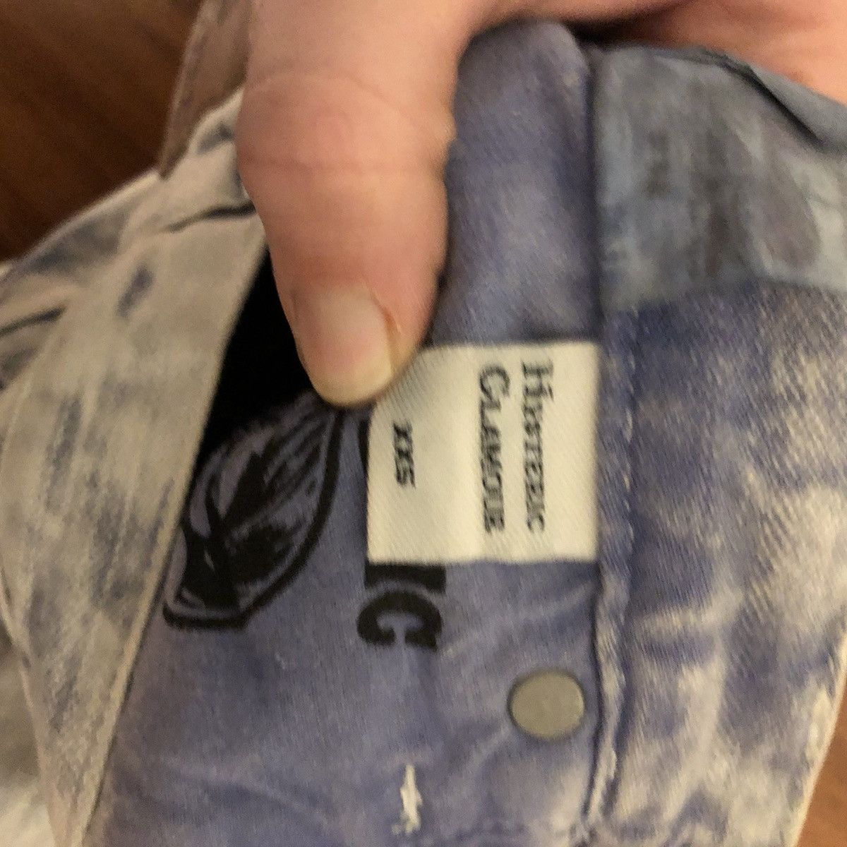 Hysteric Glamour Y2K low rise acid wash zip pocket skinny jeans Size 28" / US 6 / IT 42 - 8 Thumbnail