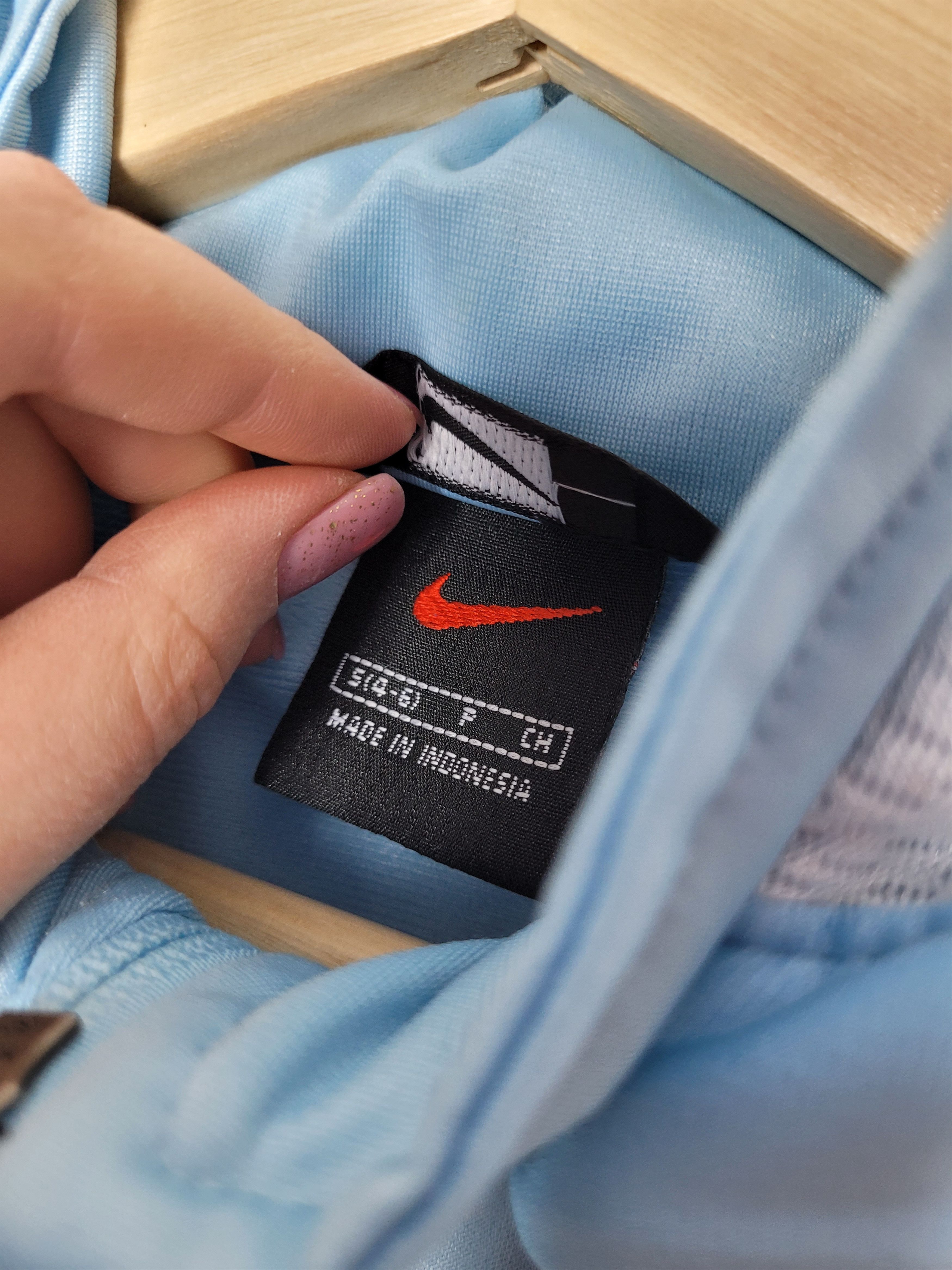 Nike × Vintage Nike Spellout Hoodie Vintage 90s Size S / US 4 / IT 40 - 6 Thumbnail