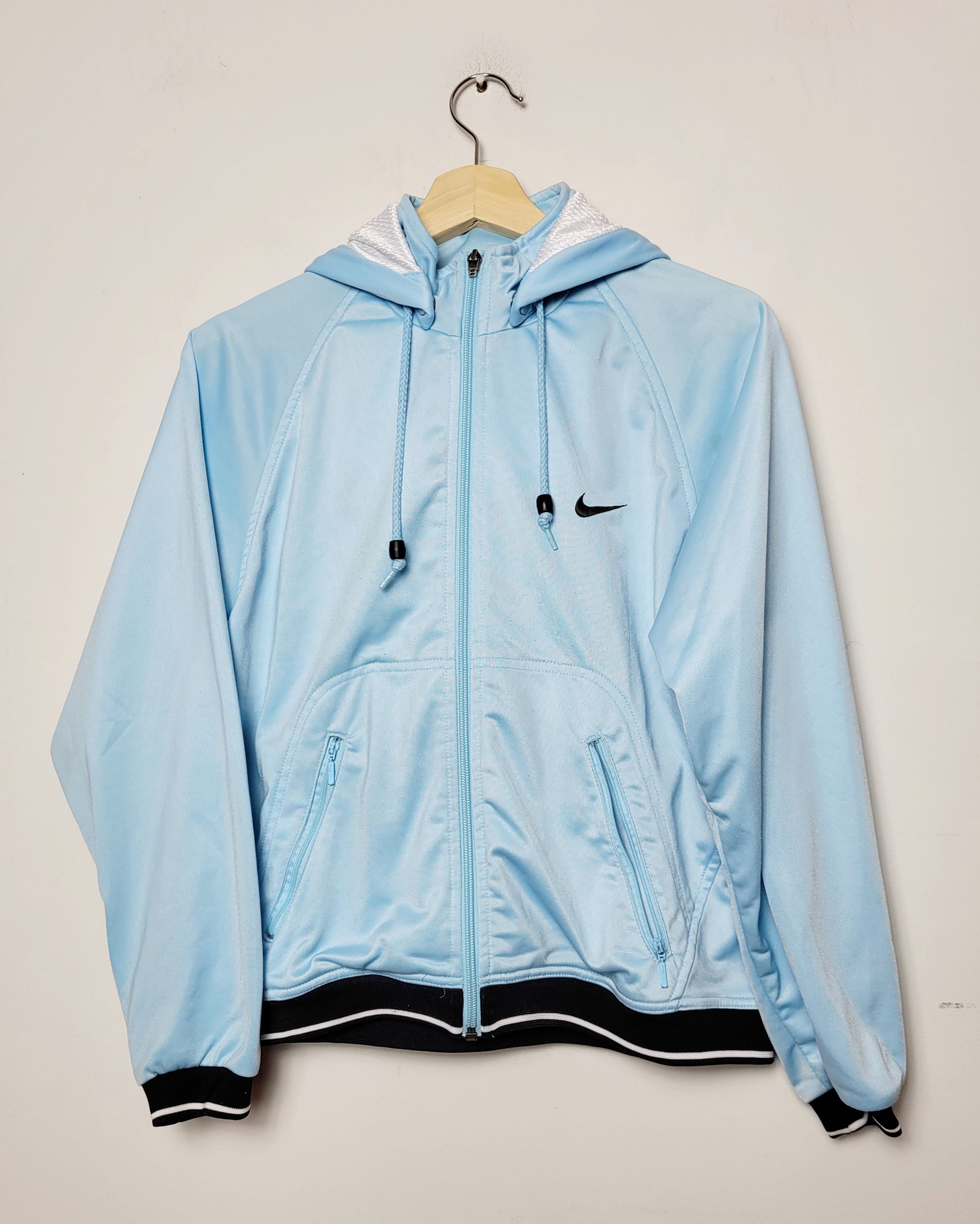 Nike × Vintage Nike Spellout Hoodie Vintage 90s Size S / US 4 / IT 40 - 3 Thumbnail
