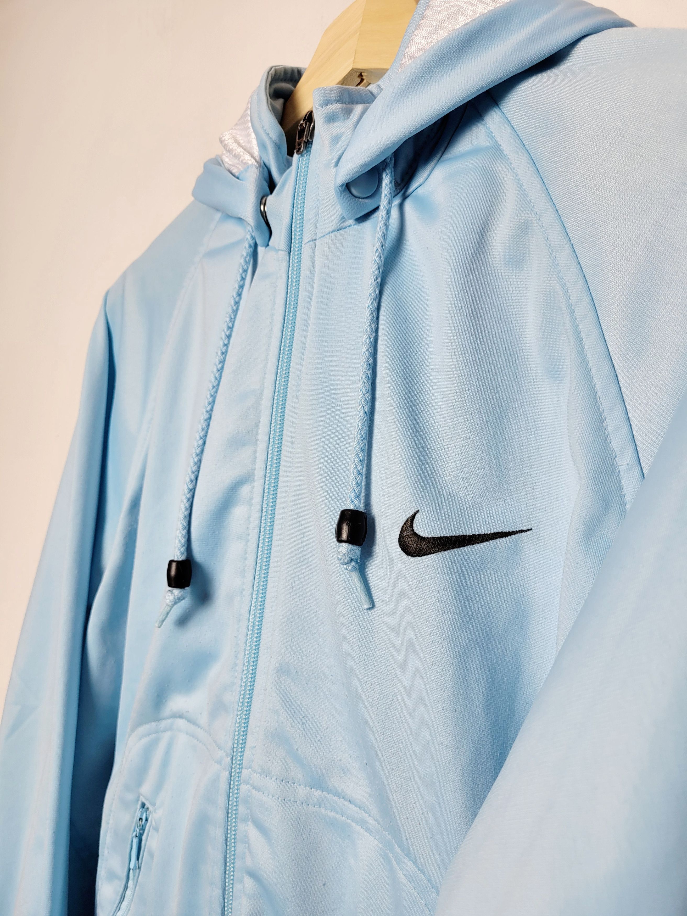 Nike × Vintage Nike Spellout Hoodie Vintage 90s Size S / US 4 / IT 40 - 4 Thumbnail