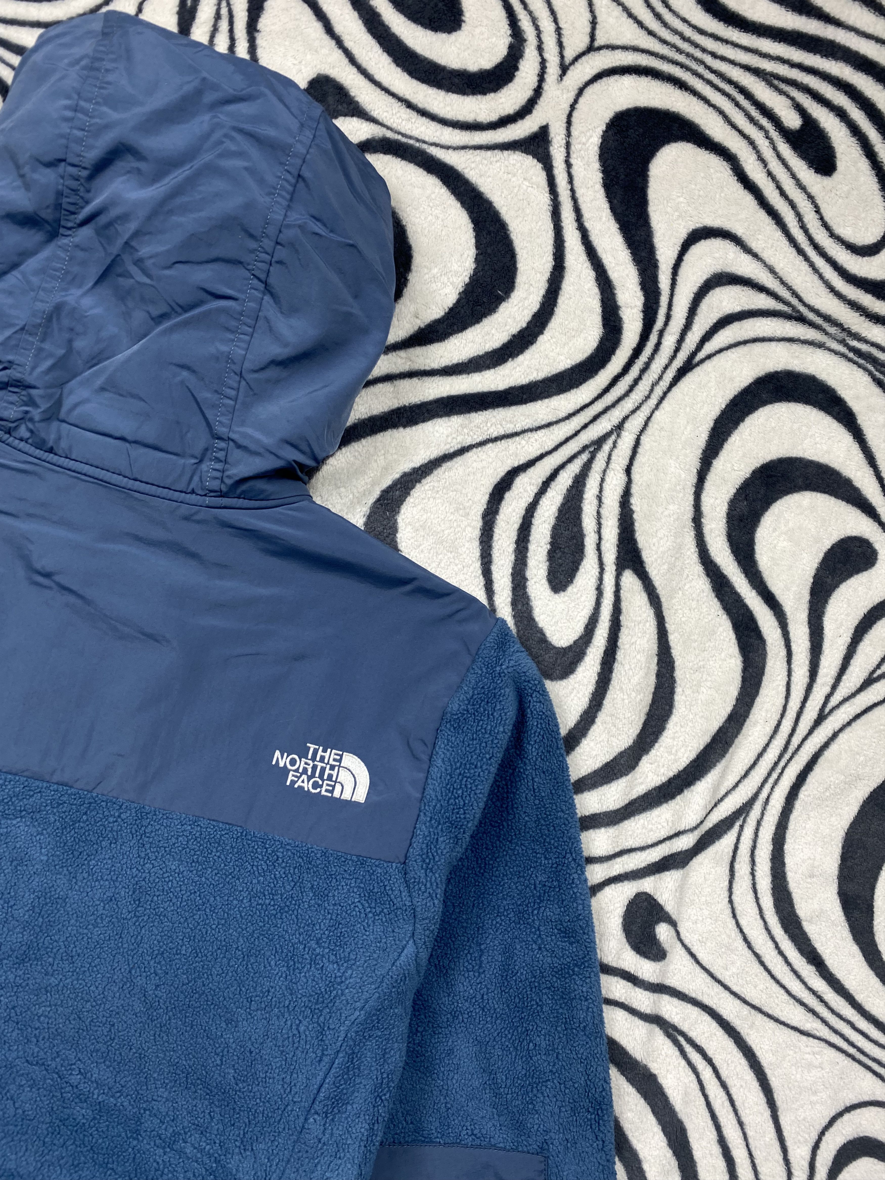 The North Face × Vintage The North Face Vintage Fleece + Nylon Jacket Zip Denali Size M / US 6-8 / IT 42-44 - 12 Thumbnail