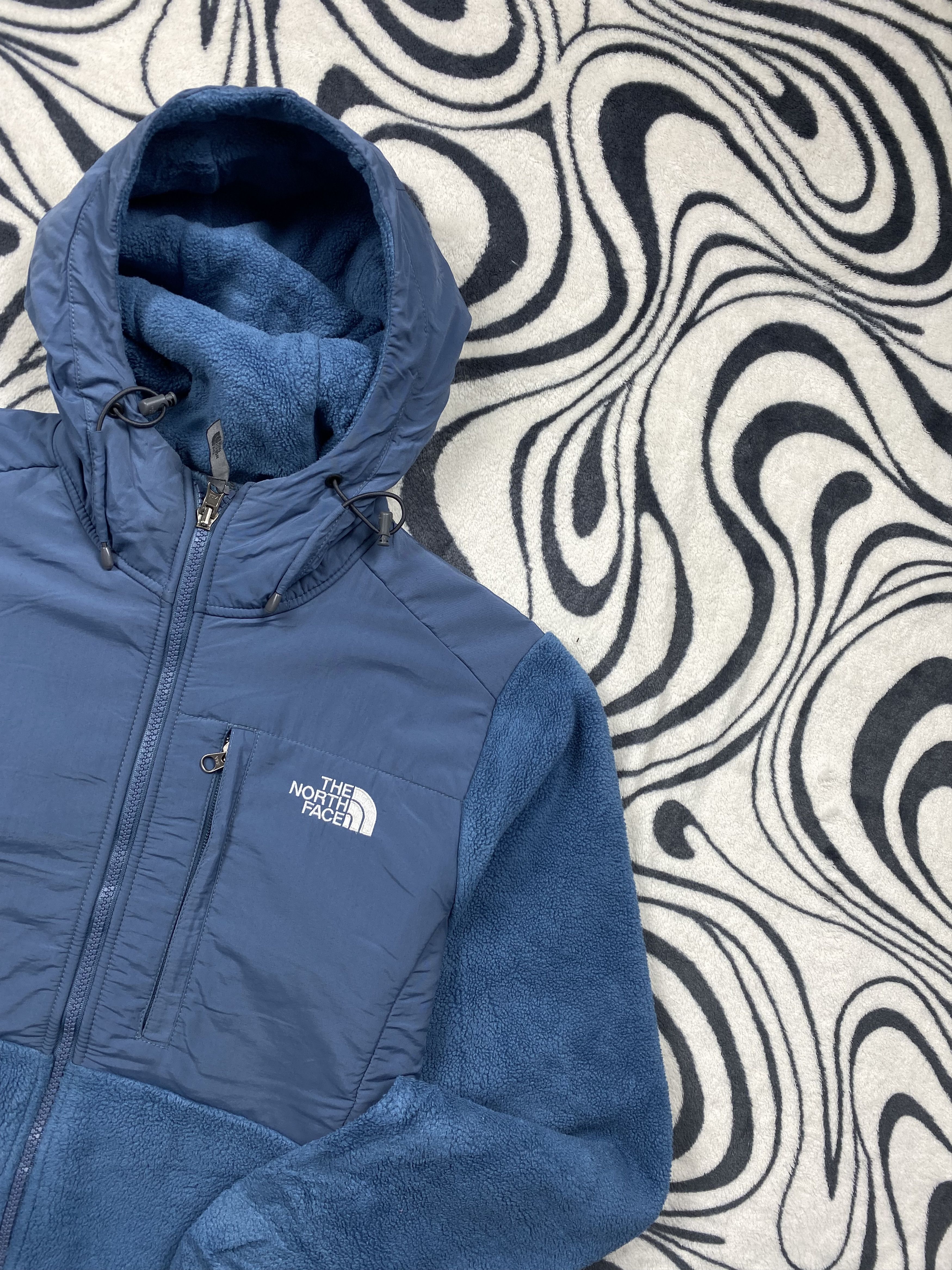 The North Face × Vintage The North Face Vintage Fleece + Nylon Jacket Zip Denali Size M / US 6-8 / IT 42-44 - 2 Thumbnail