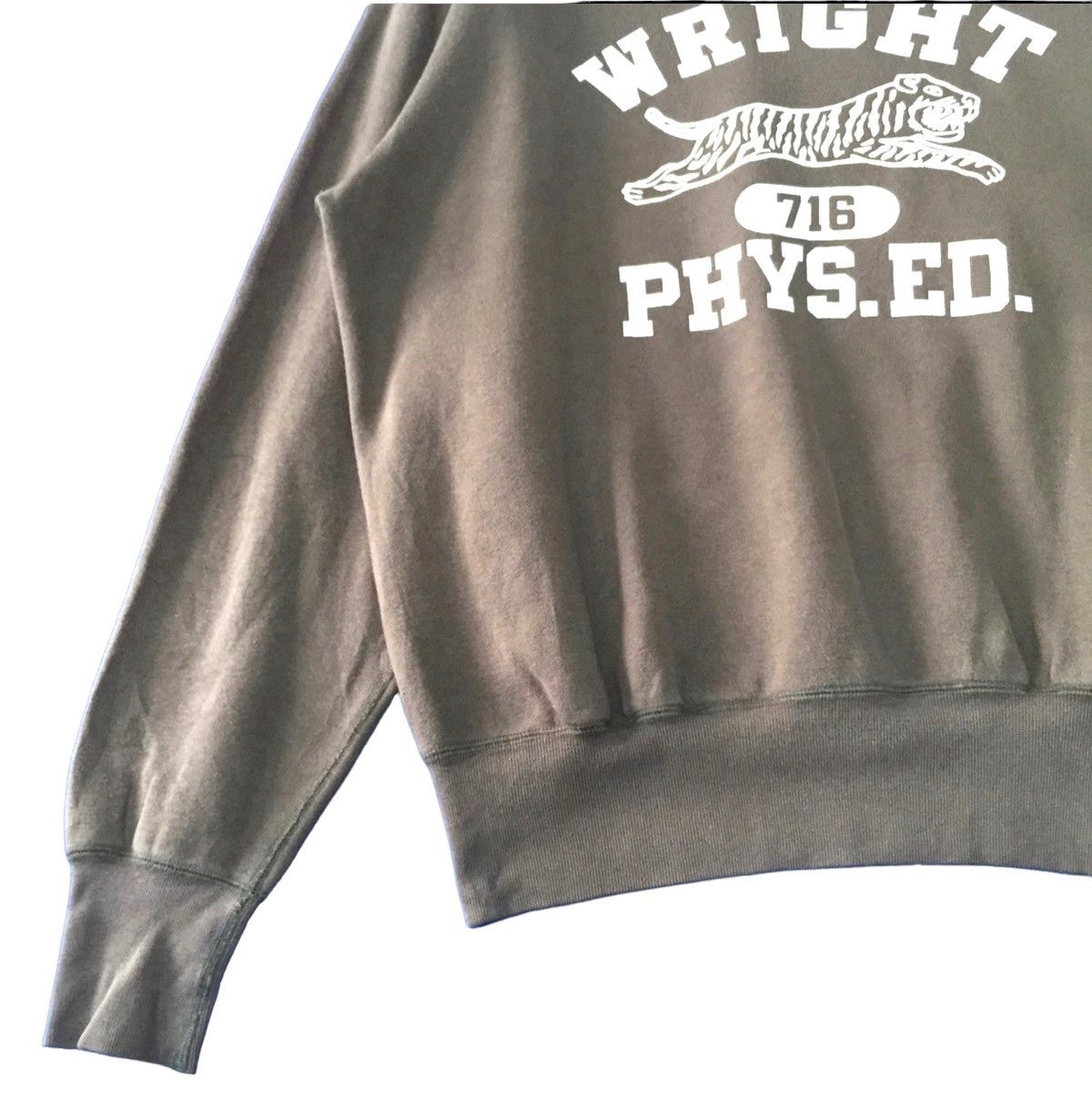 Big John × Japanese Brand Vintage Big John Army Green Crewneck Sweatshirt Size US M / EU 48-50 / 2 - 3 Thumbnail