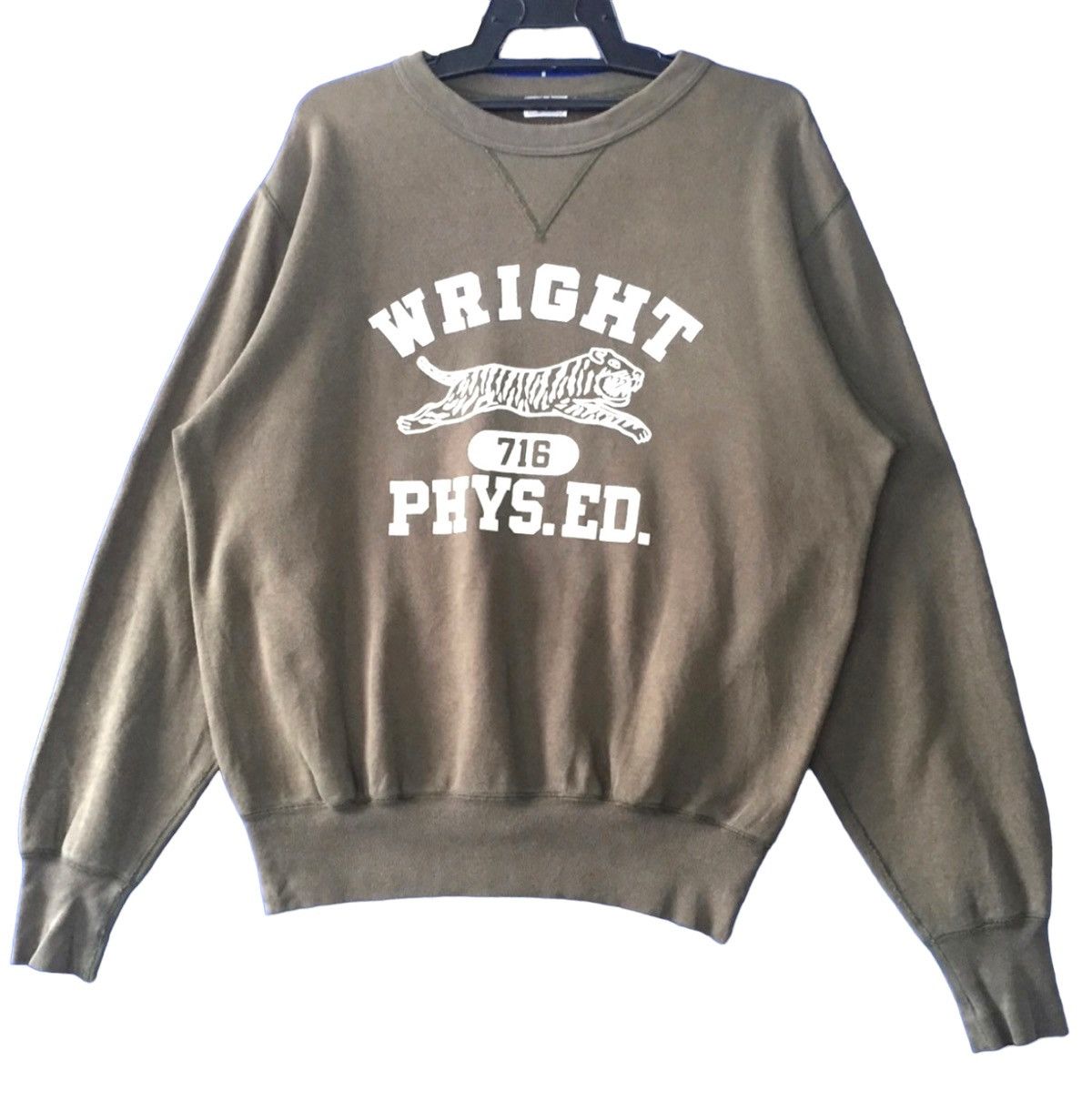 Vintage Big John Army Green Crewneck Sweatshirt
