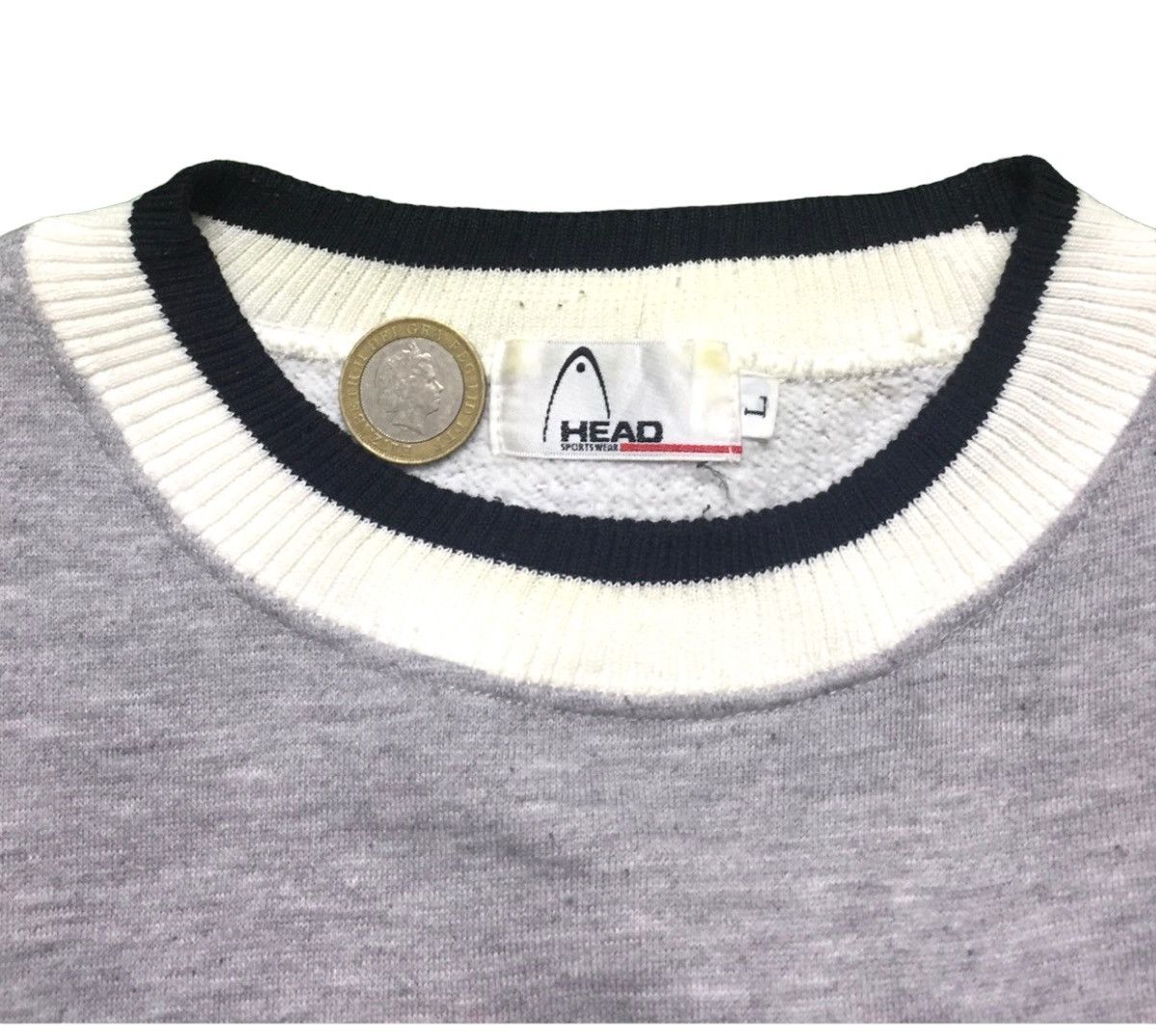 Japanese Brand Vintage Head Sportswear Crewneck Sweatshirt Size US L / EU 52-54 / 3 - 6 Thumbnail
