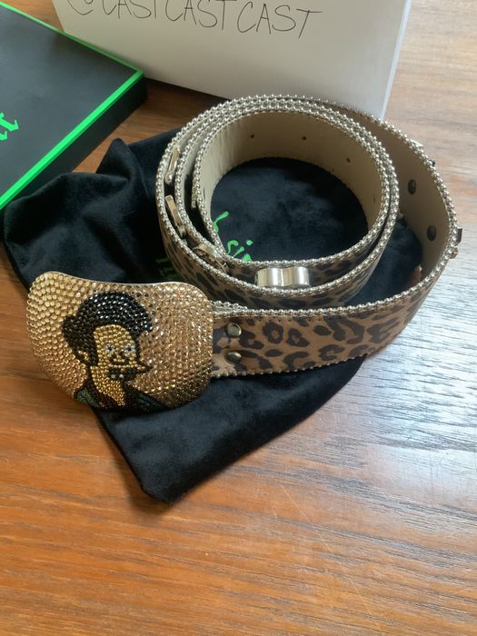 Designer FGNF x B.B.simon leopard apu belt Large | Grailed