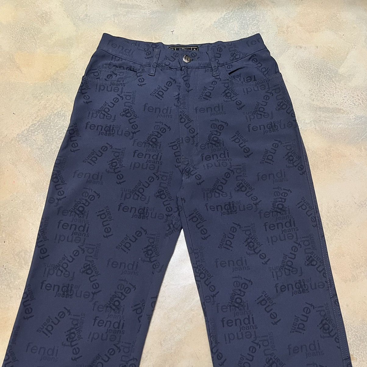 Fendi Fendi Jeans Full Print Pants Size 26" / US 2 / IT 38 - 3 Thumbnail