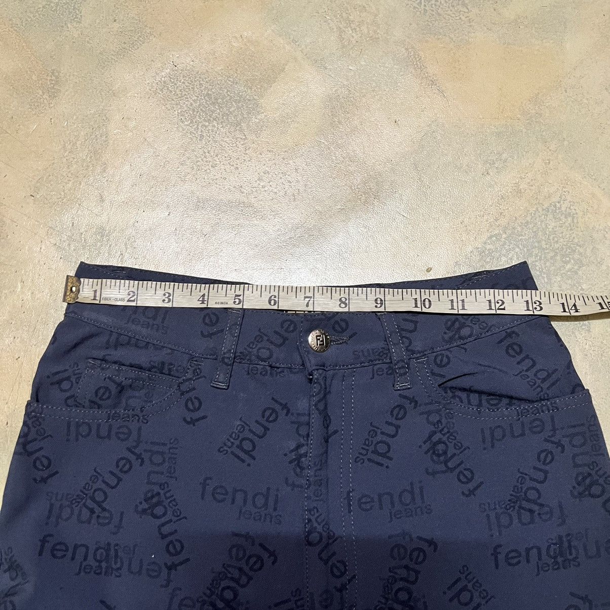 Fendi Fendi Jeans Full Print Pants Size 26" / US 2 / IT 38 - 11 Thumbnail