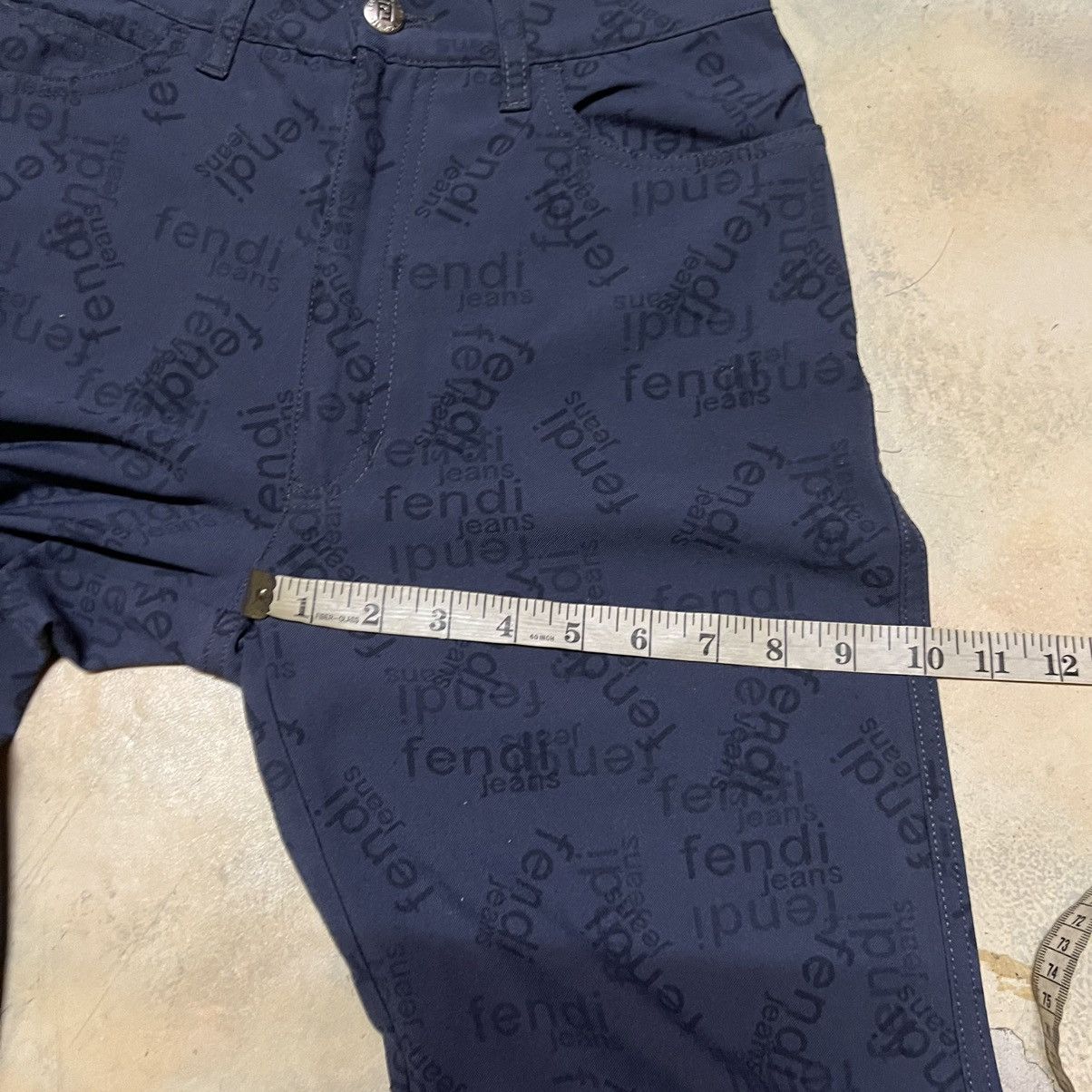 Fendi Fendi Jeans Full Print Pants Size 26" / US 2 / IT 38 - 13 Thumbnail