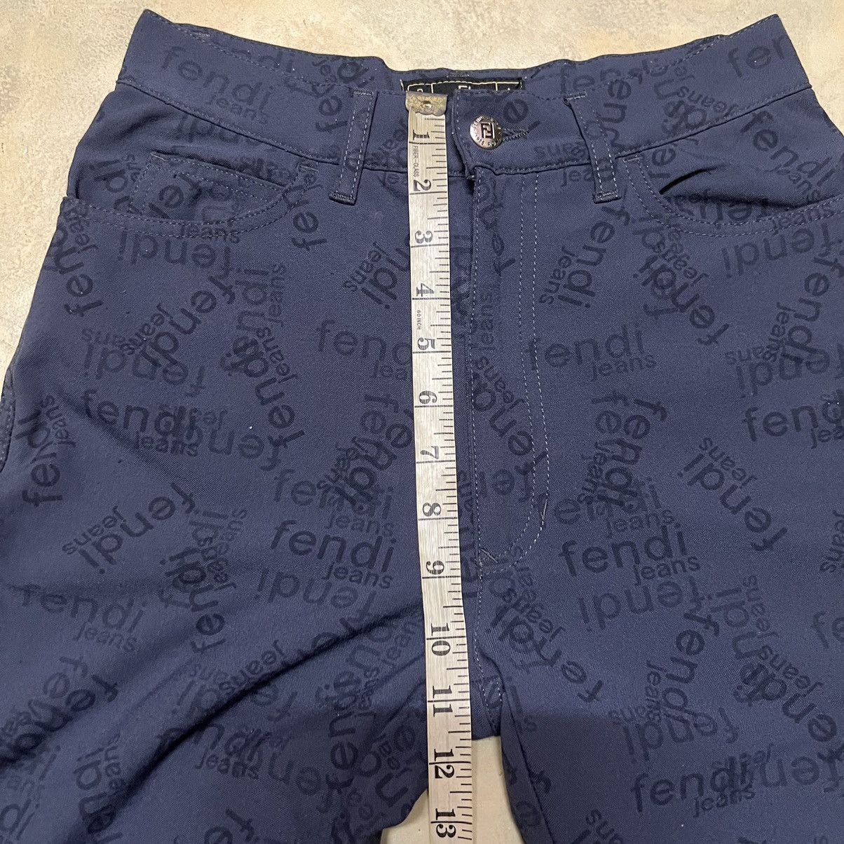 Fendi Fendi Jeans Full Print Pants Size 26" / US 2 / IT 38 - 12 Thumbnail