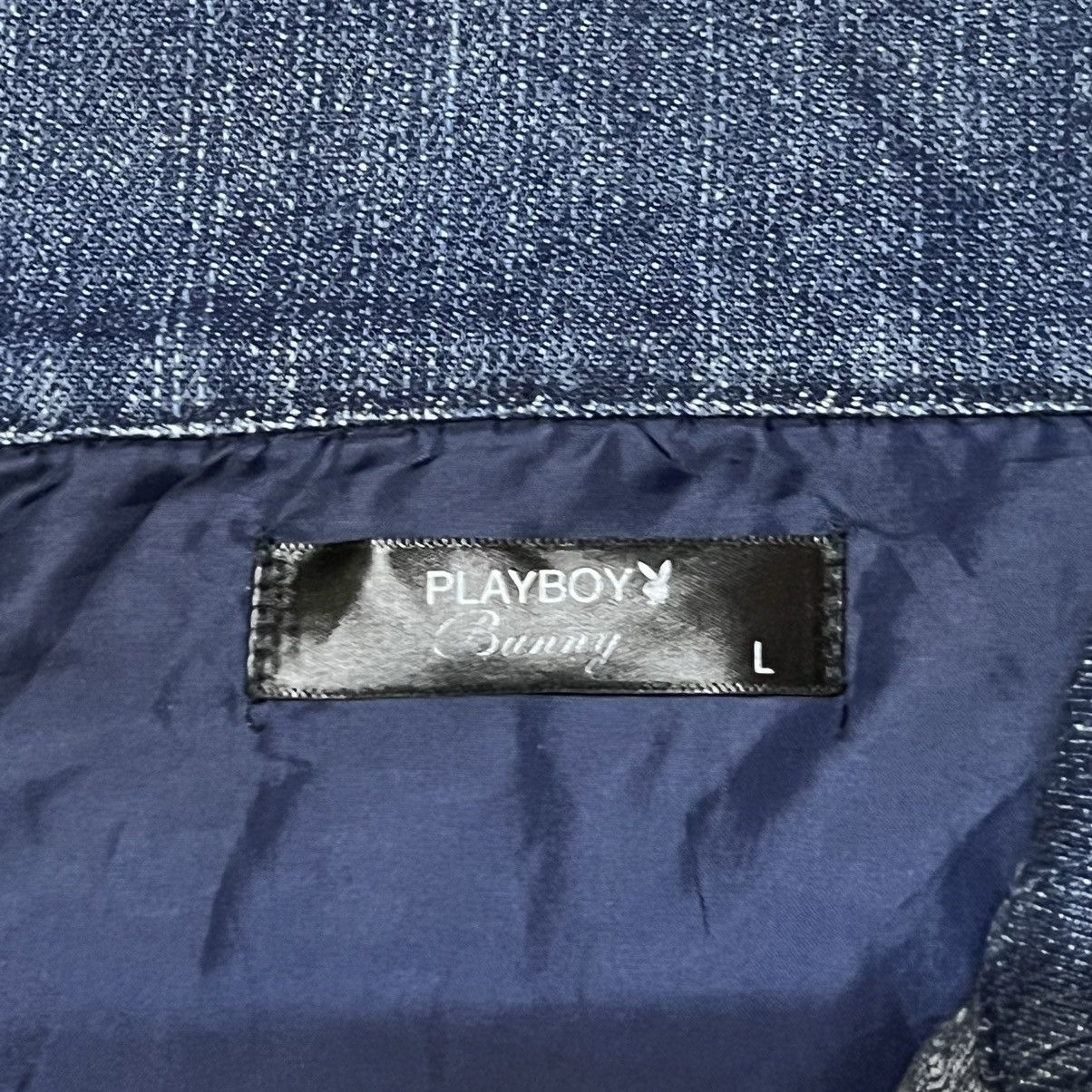 Playboy Playboy Big Logo Jeans Jacket Size US L / EU 52-54 / 3 - 9 Thumbnail