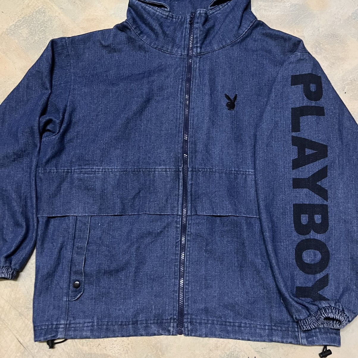 Playboy Playboy Big Logo Jeans Jacket Size US L / EU 52-54 / 3 - 3 Thumbnail