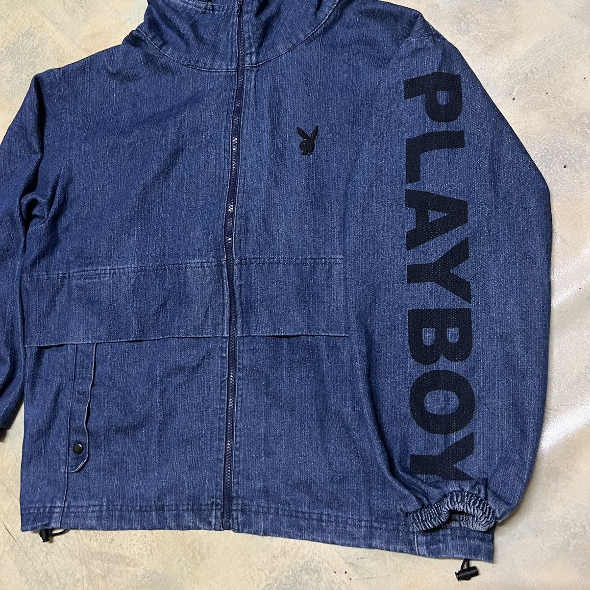 Playboy Playboy Big Logo Jeans Jacket Size US L / EU 52-54 / 3 - 2 Thumbnail