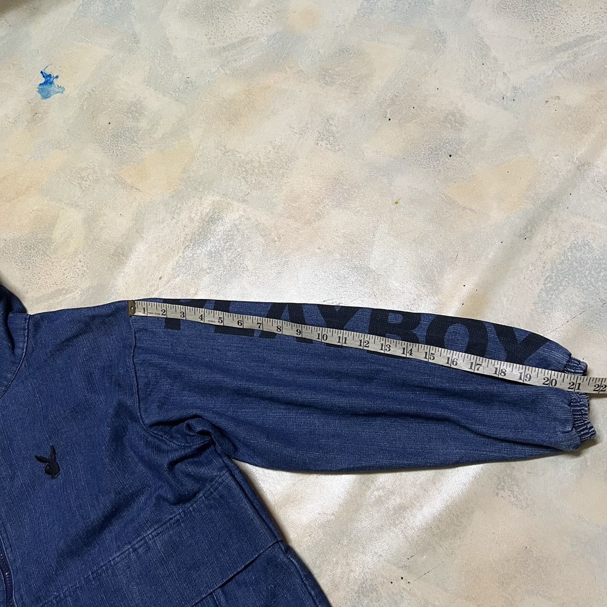 Playboy Playboy Big Logo Jeans Jacket Size US L / EU 52-54 / 3 - 15 Thumbnail