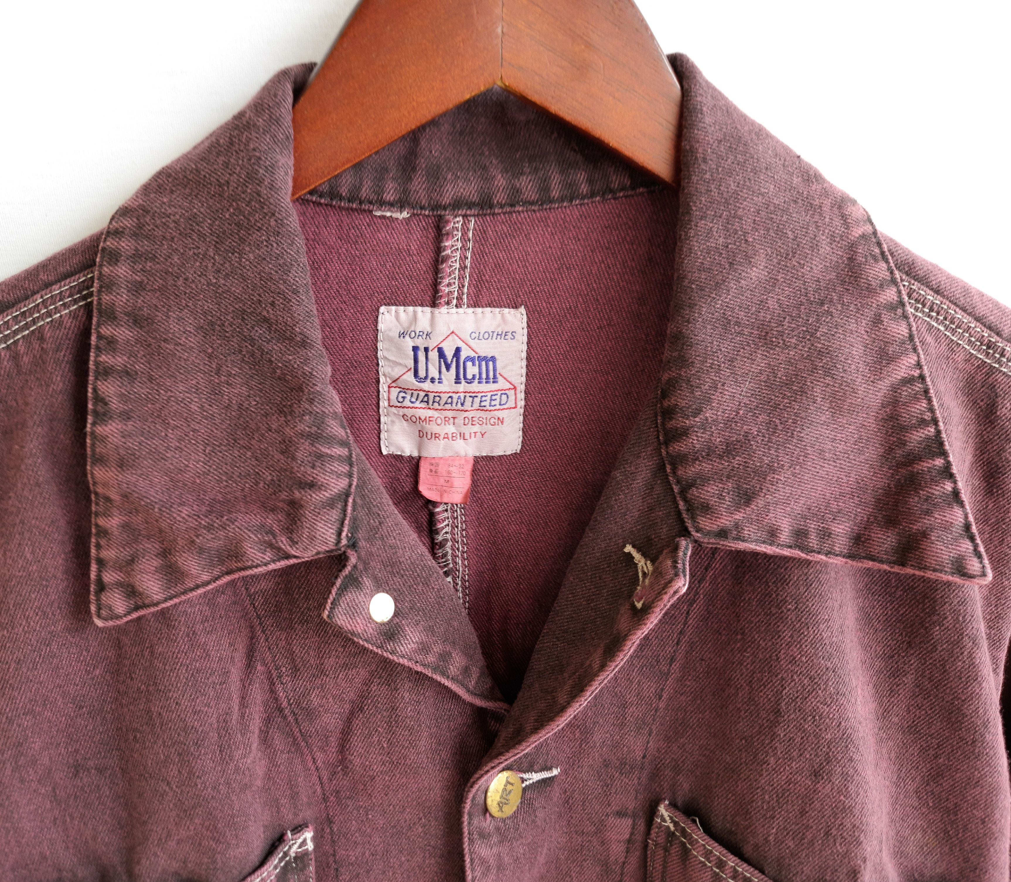 Japanese Brand U.Mcm Durability Chore Workwear Vintage Denim Jacket Size US M / EU 48-50 / 2 - 6 Thumbnail
