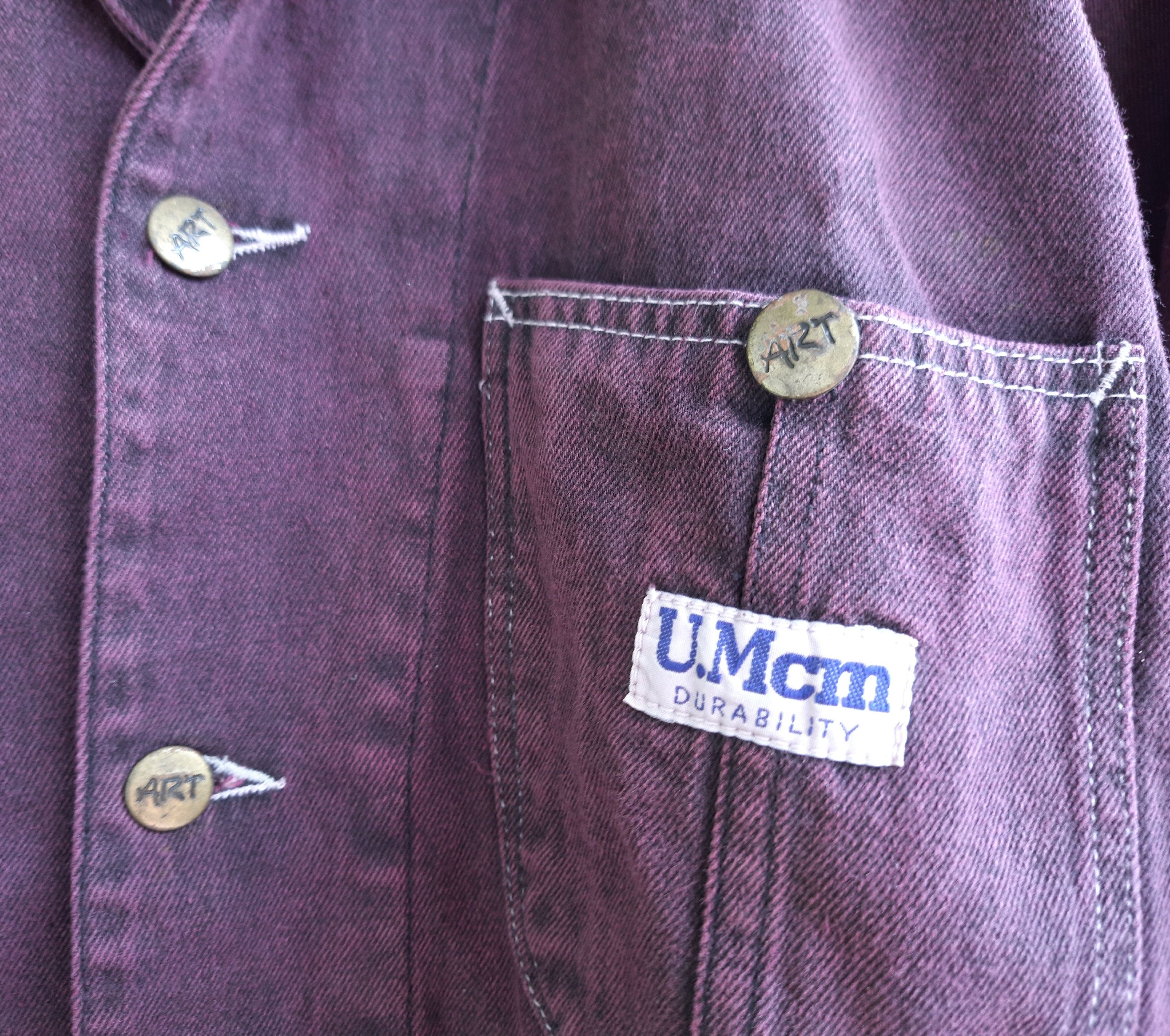 Japanese Brand U.Mcm Durability Chore Workwear Vintage Denim Jacket Size US M / EU 48-50 / 2 - 5 Thumbnail