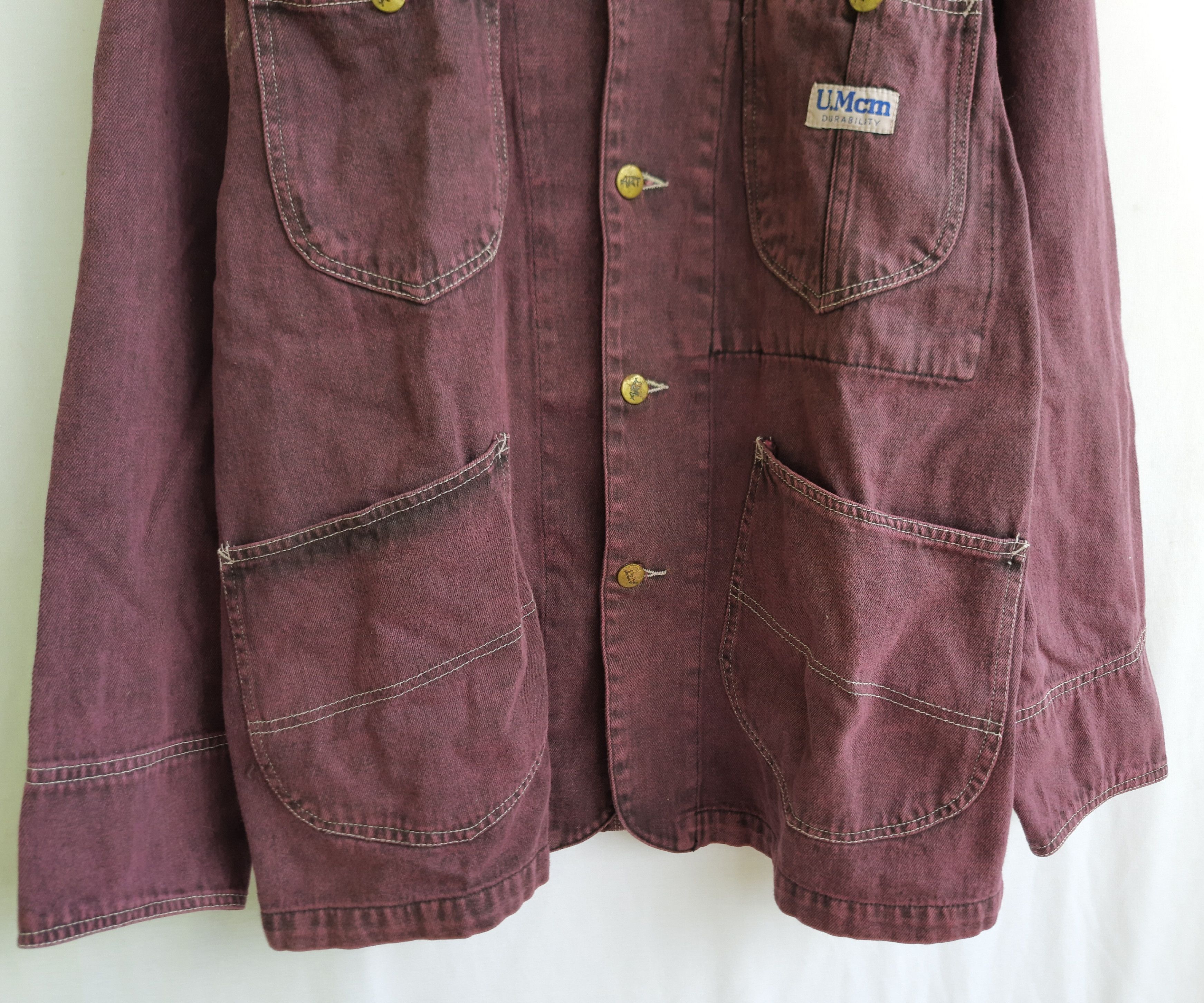 Japanese Brand U.Mcm Durability Chore Workwear Vintage Denim Jacket Size US M / EU 48-50 / 2 - 8 Thumbnail