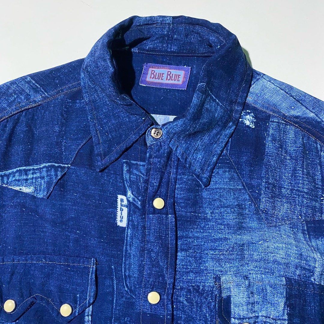 Blue Blue Japan Blue Blue Japan Rayon Long Sleeve Shirt Size US M / EU 48-50 / 2 - 4 Thumbnail