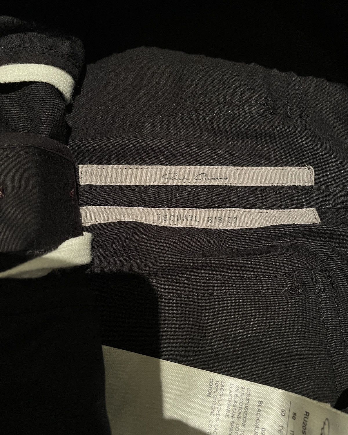 Rick Owens Rick Owens SS20 Tecuatl Megalaced cargo jogger Size US 32 / EU 48 - 4 Thumbnail