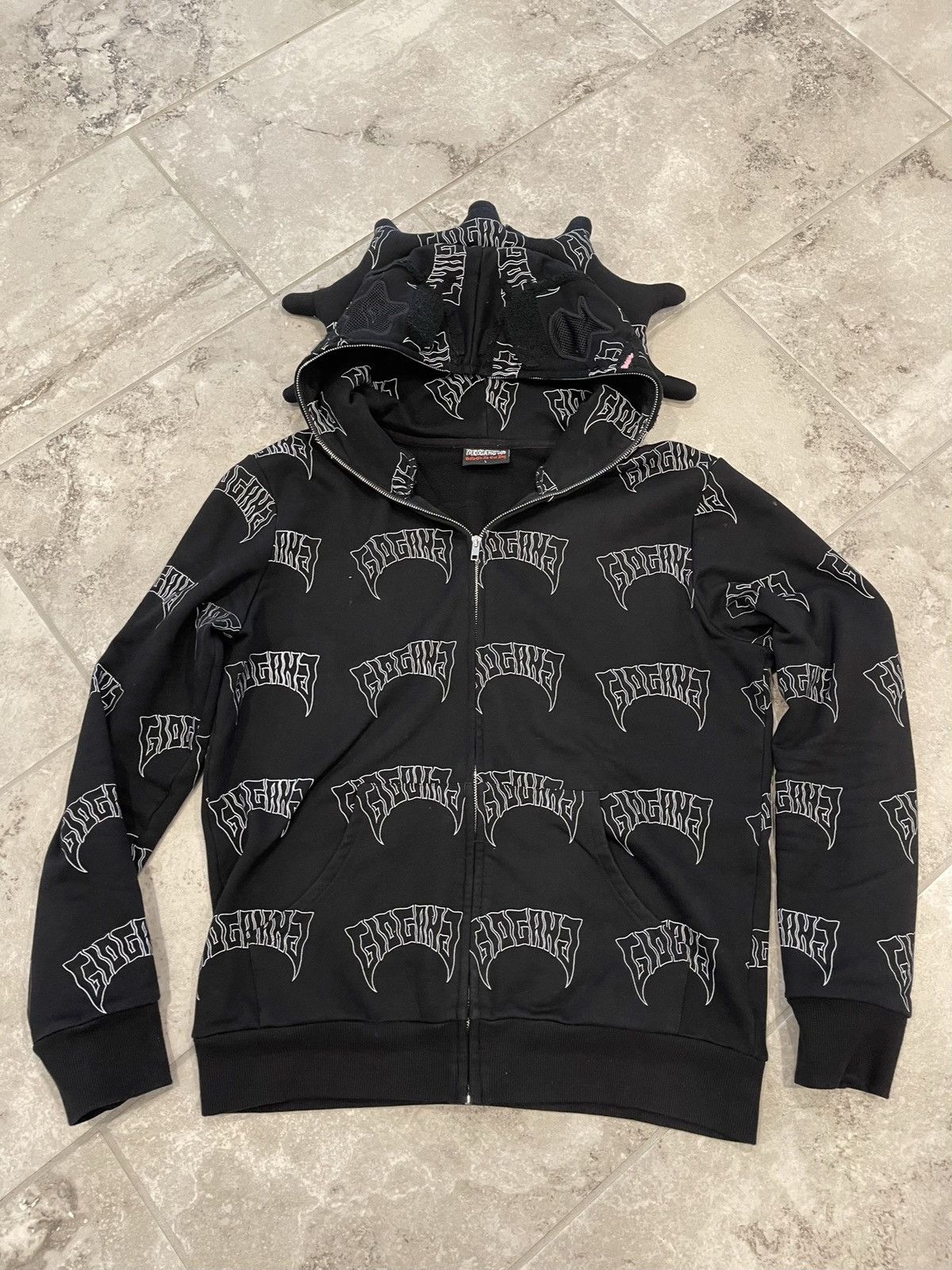 Glo Gang glo gang full zip hoodie | Grailed