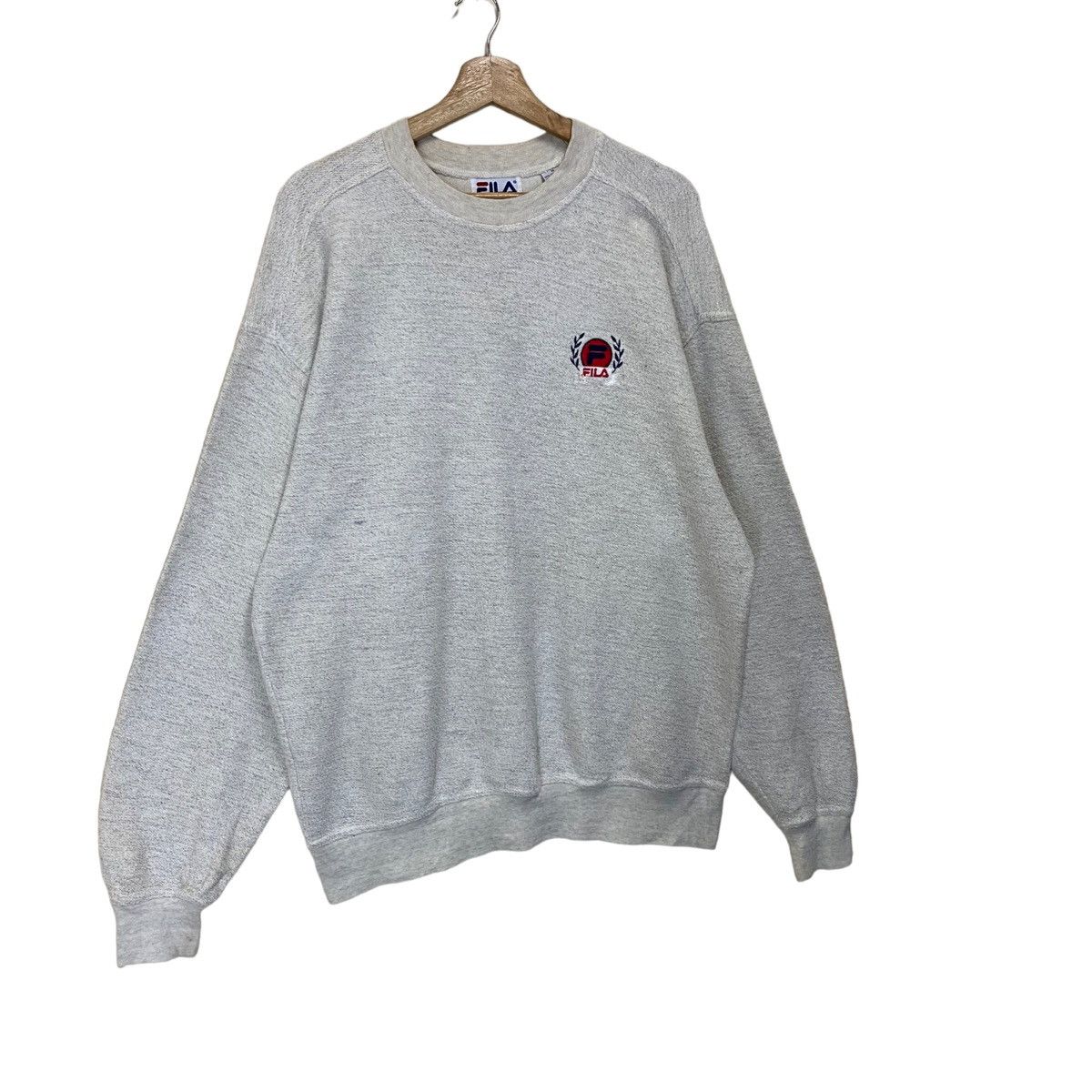 Fila × Vintage Vintage Fila Small Logo Crewneck Sweatshirt Size M Size US M / EU 48-50 / 2 - 2 Thumbnail