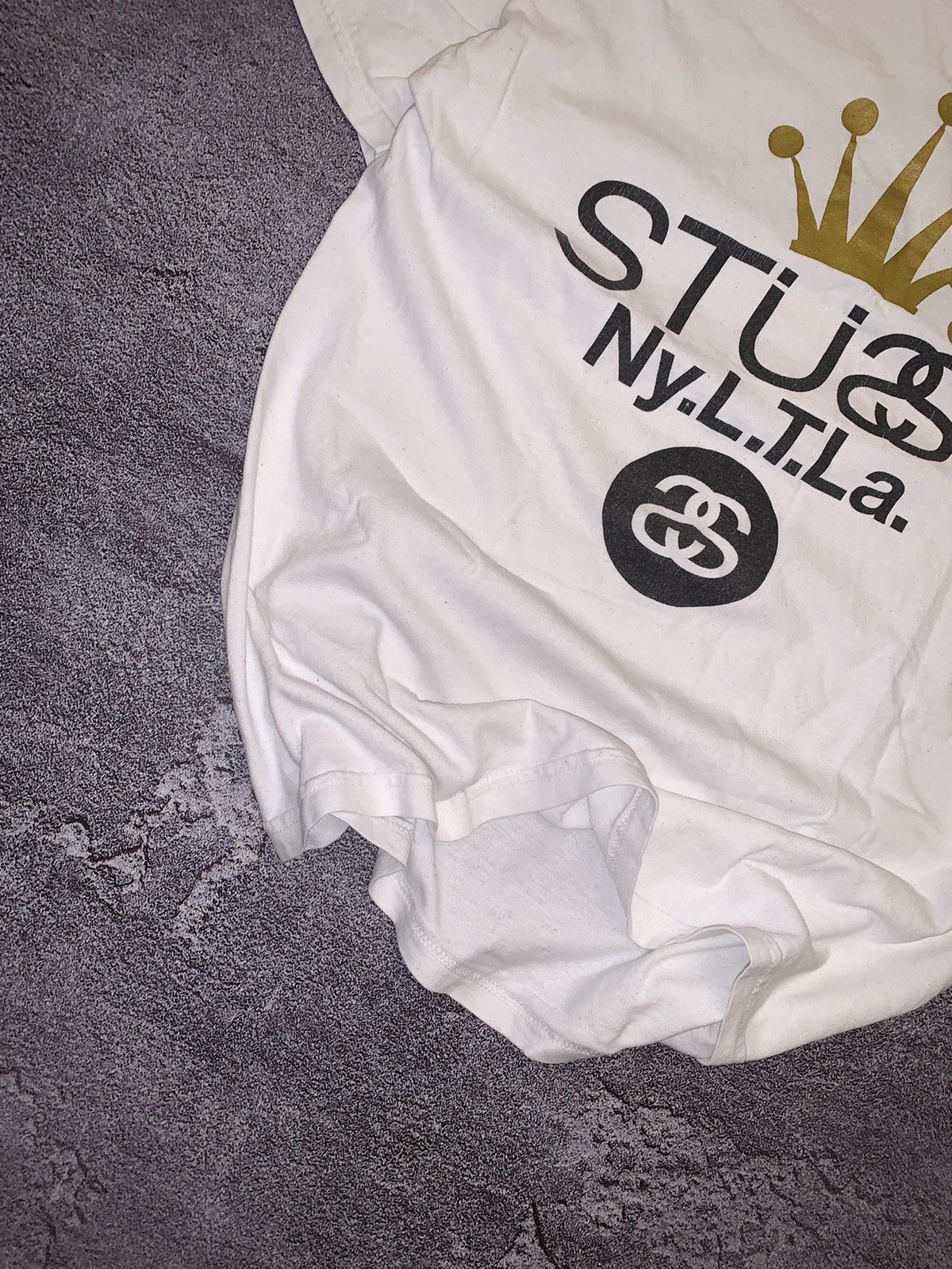 Stussy × Vintage Stussy Ny.L.T.La. M made in Mexico vintage tee T-shirt sk8 Size US M / EU 48-50 / 2 - 2 Thumbnail
