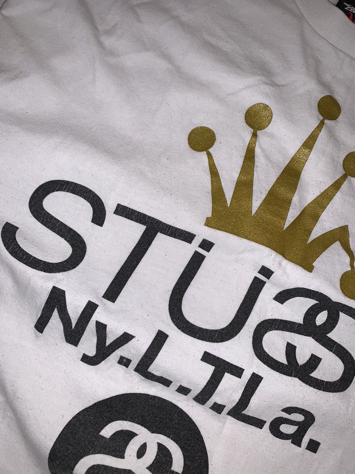 Stussy × Vintage Stussy Ny.L.T.La. M made in Mexico vintage tee T-shirt sk8 Size US M / EU 48-50 / 2 - 7 Thumbnail